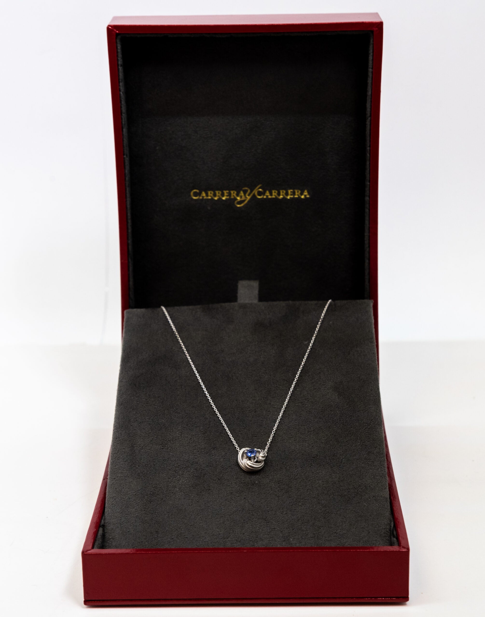 Carrera Y Carrera Origen 18K White Gold & Diamonds Pendant - Premium Luxury Product