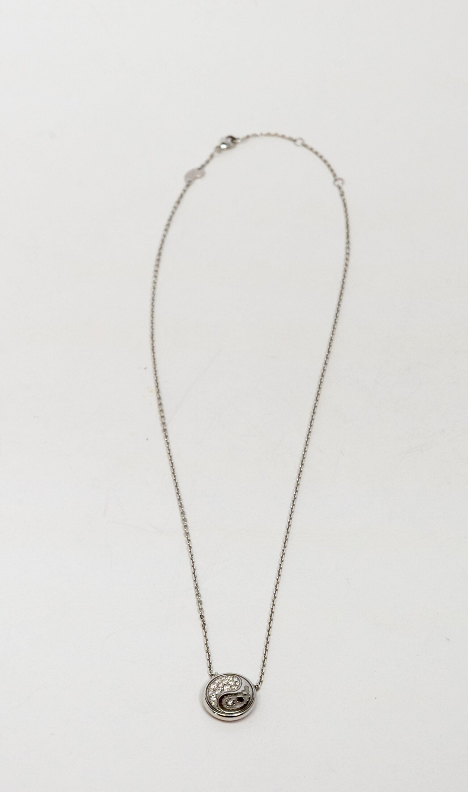 Carrera Y Carrera Aqua Reversible XS 18K White Gold & Diamonds Pendant