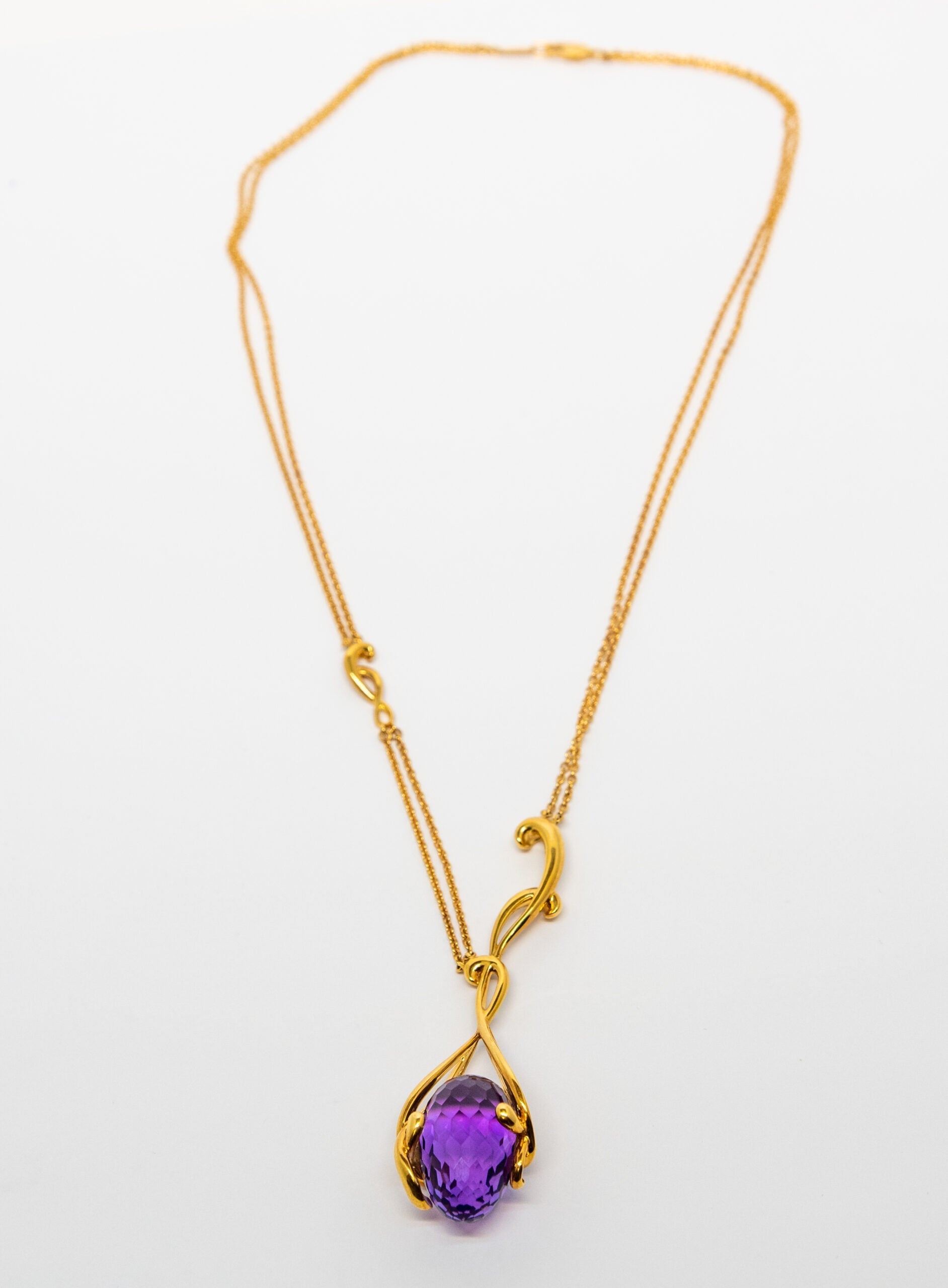 Carrera Y Carrera Origen 18K Yellow Gold & Amethyst Pendant - Premium Luxury Product