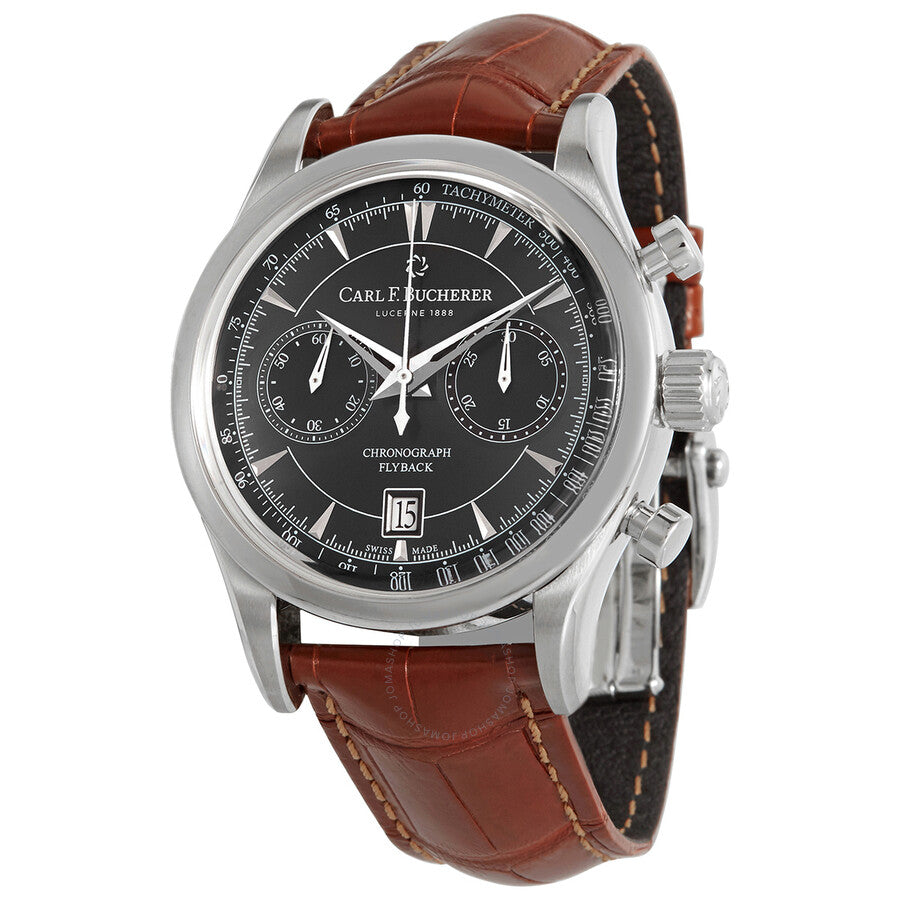 Carl F. Bucherer Manero Flyback Stainless steel Unisex Watch - Premium Luxury Product