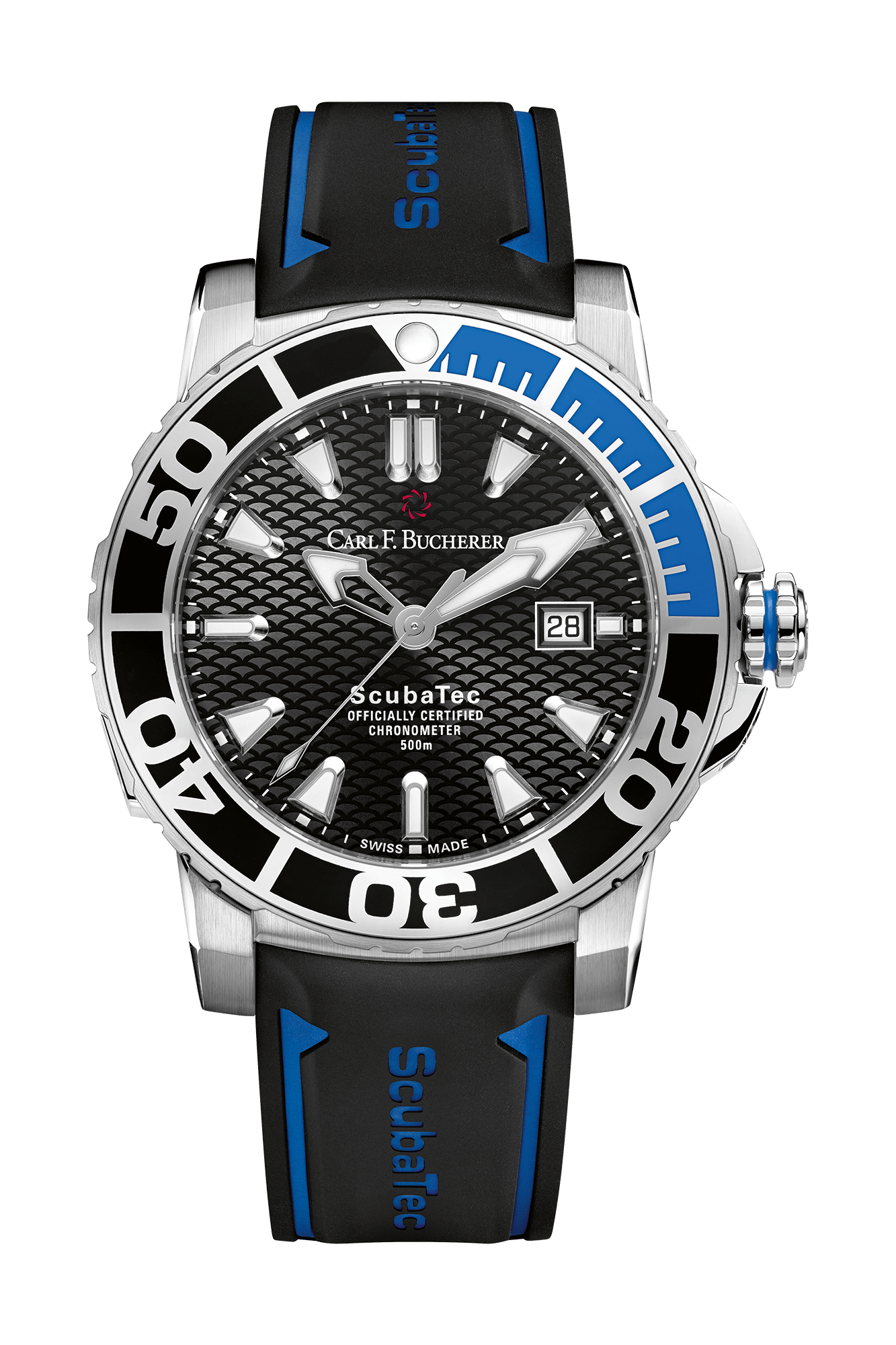 Carl F. Bucherer Patravi Scubatec Stainless steel Men's Watch - Premium Luxury Product