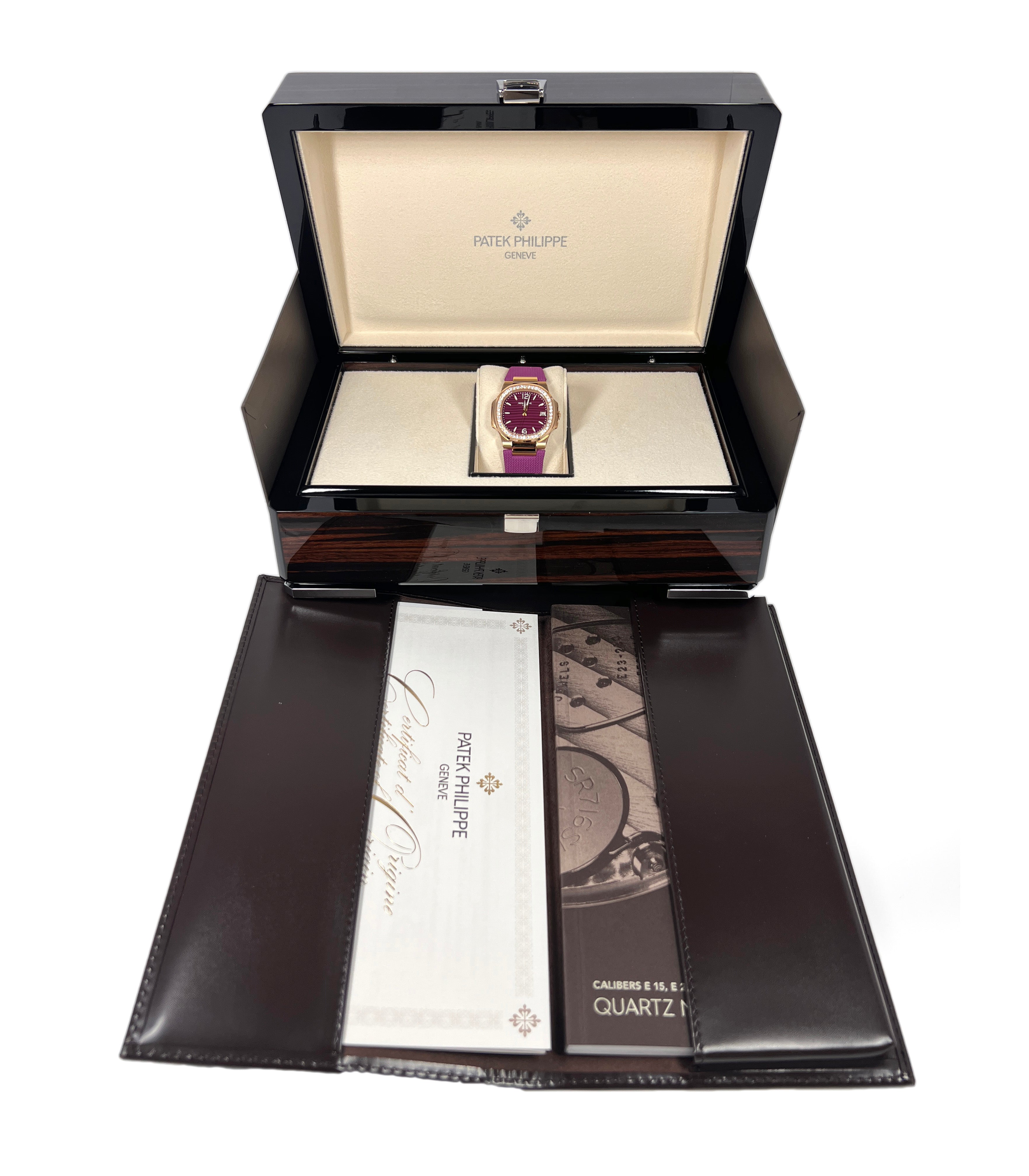 Patek Philippe Nautilus 18K Rose Gold & Diamonds Lady's Watch