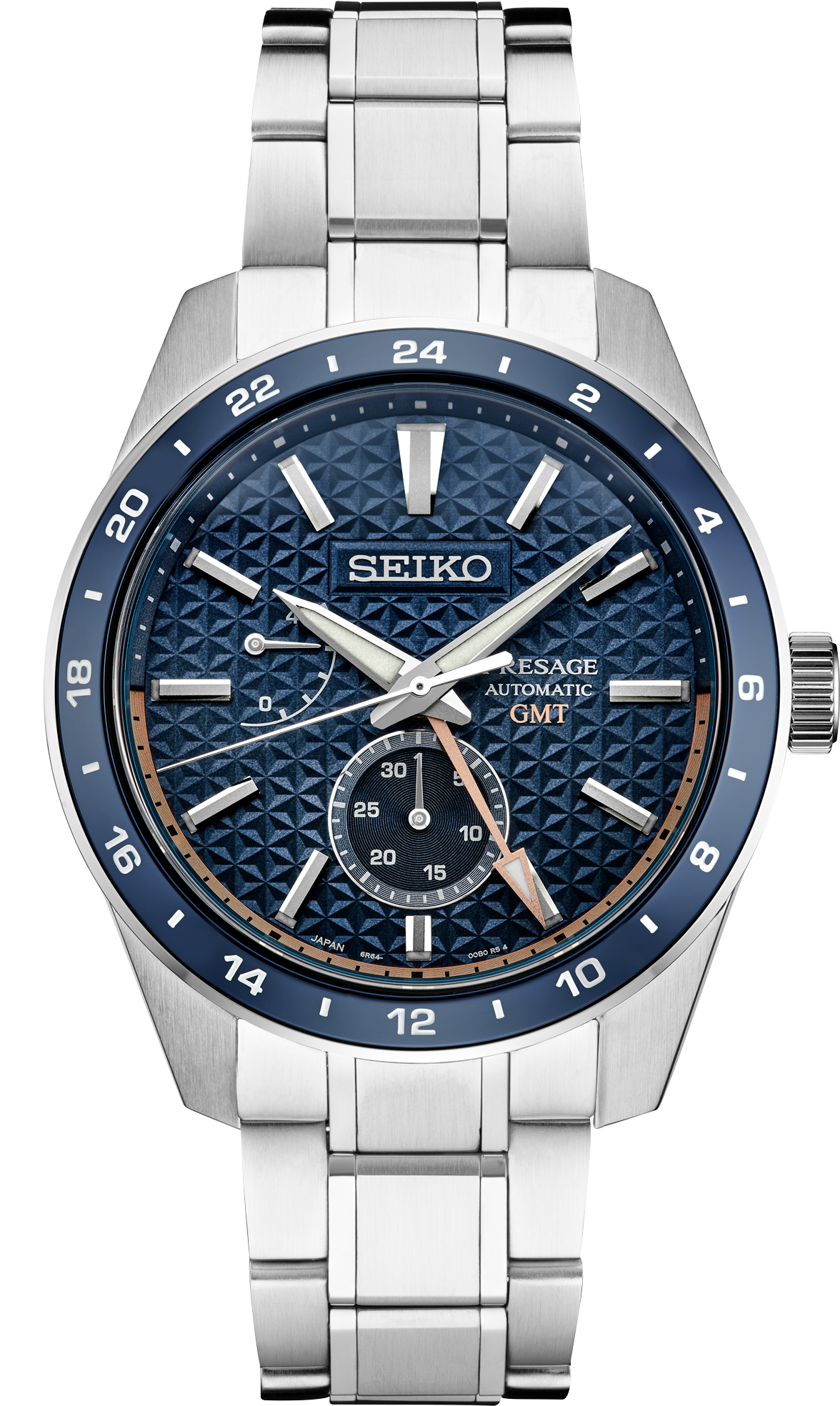 SEIKO PRESAGE SHARP-EDGED SERIES GMT SPB217