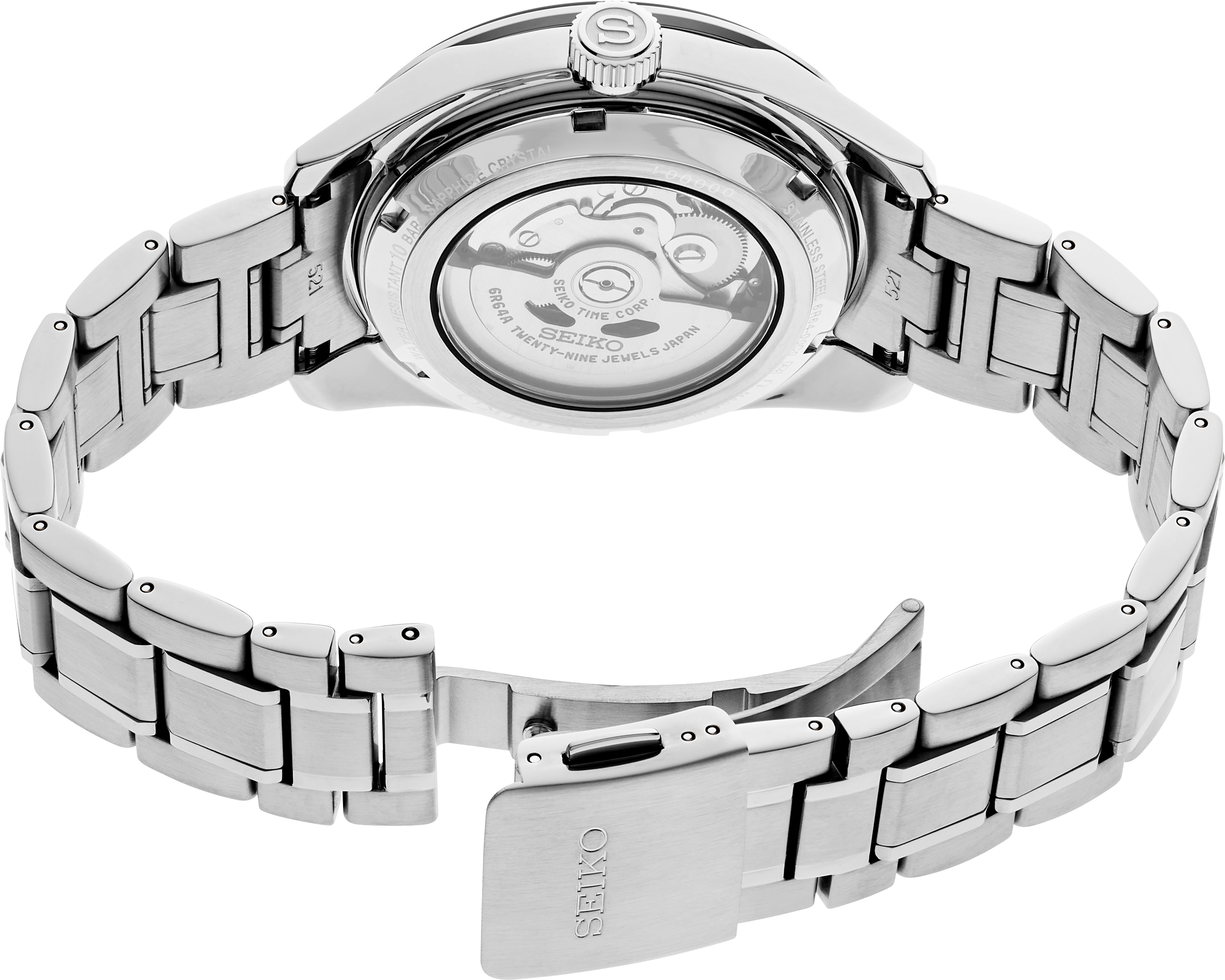 SEIKO PRESAGE SHARP-EDGED SERIES GMT SPB219