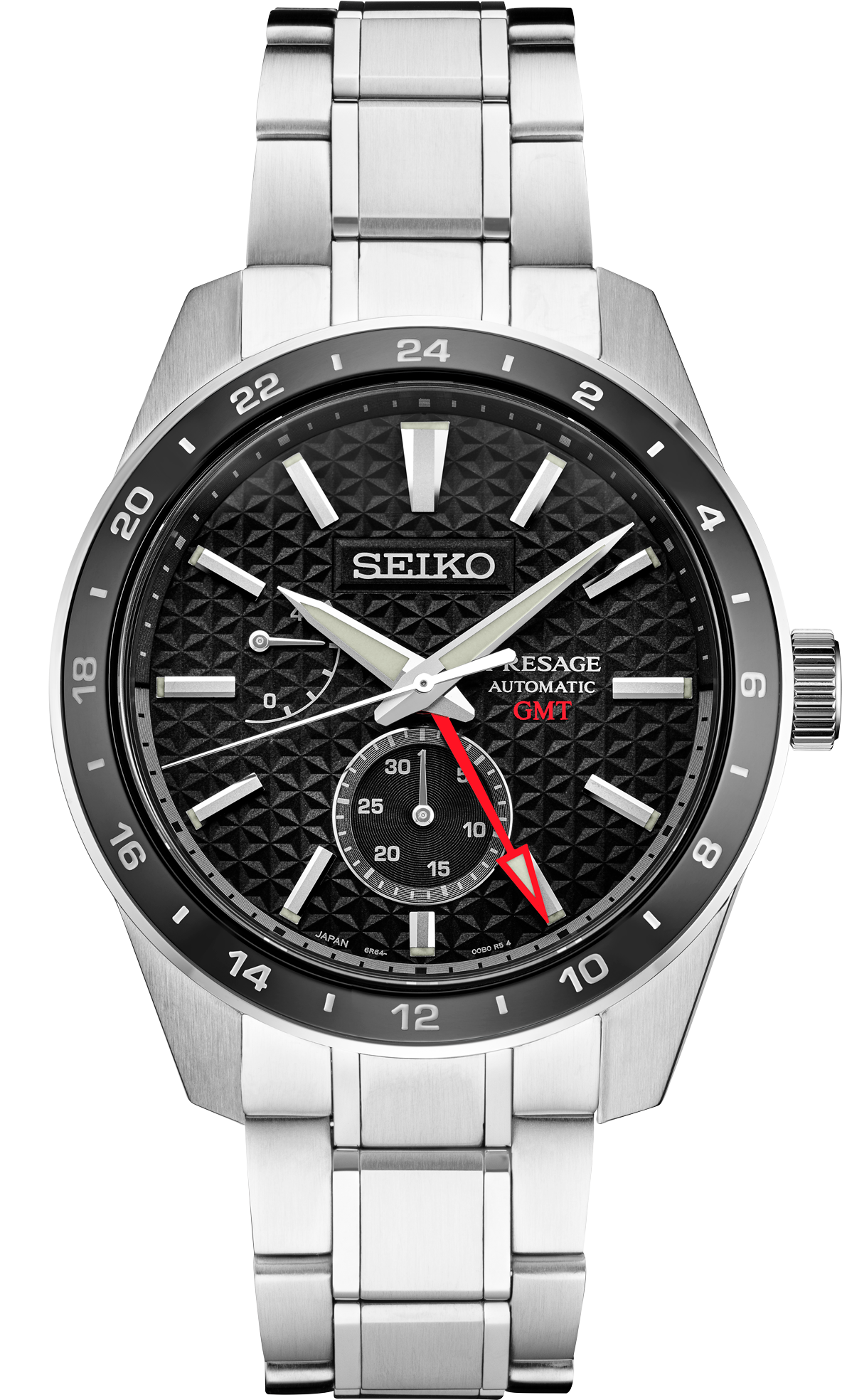 SEIKO PRESAGE SHARP-EDGED SERIES GMT SPB221