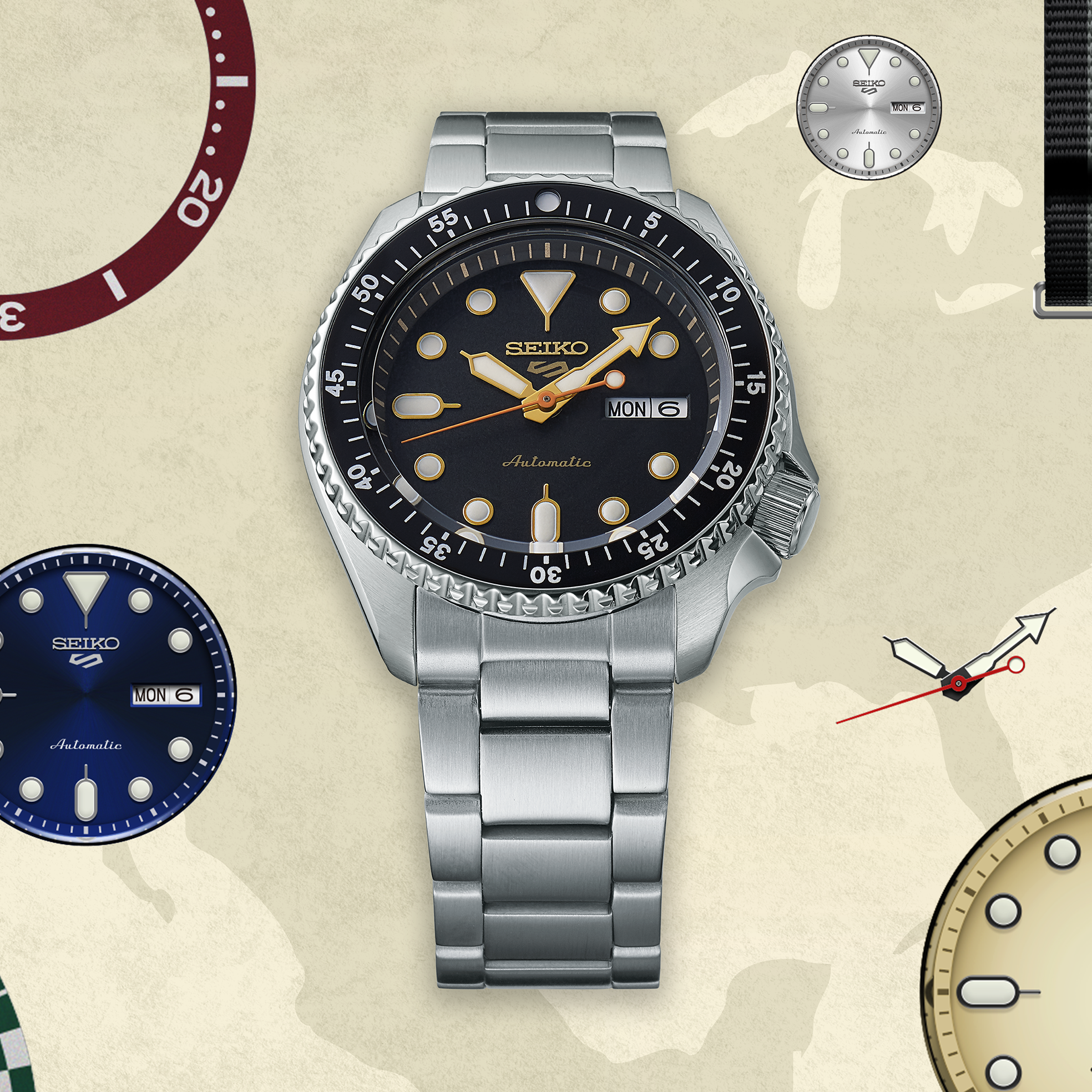 Seiko 5 Sports Customize Campaign Limited Edition SRPK05
