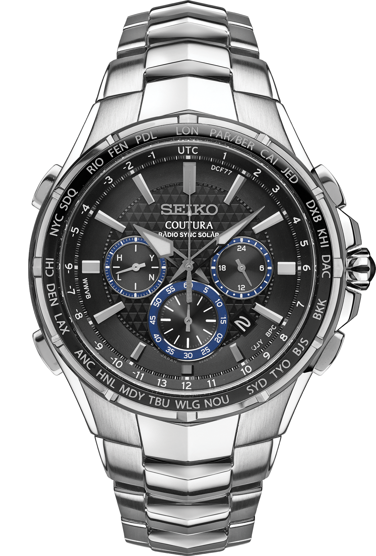 Coutura Radio Sync Solar Chronograph SSG009