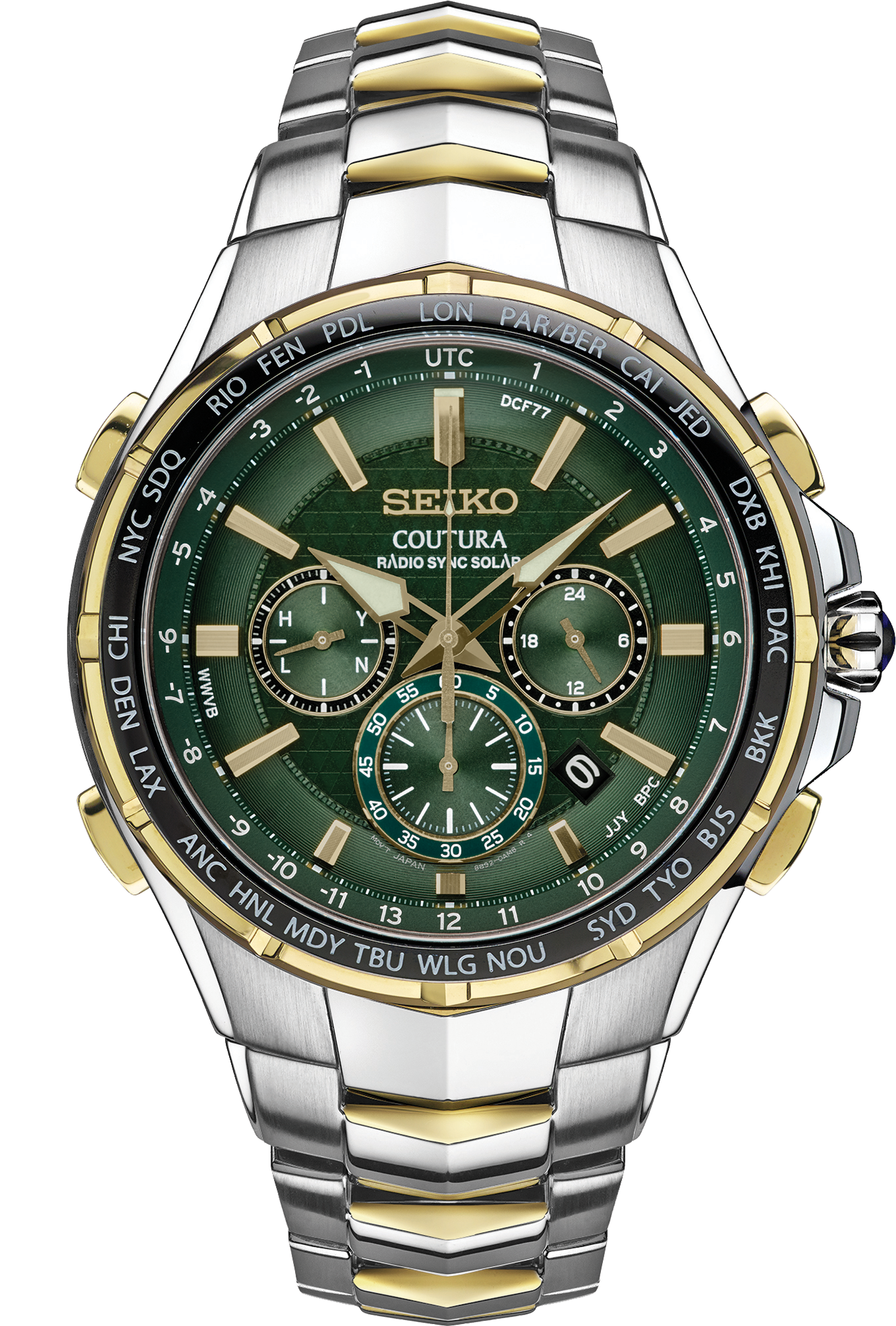 Coutura Radio Sync Solar Chronograph SSG022