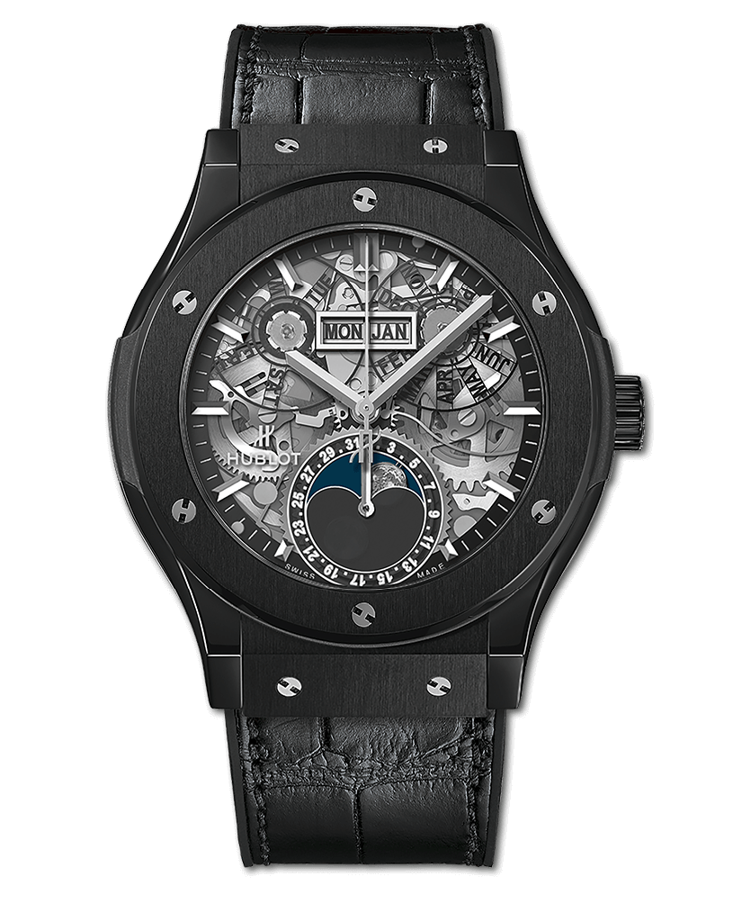 Hublot Classic Fusion Aerofusion Moonphase Ceramic Men's Watch - Premium Luxury Product