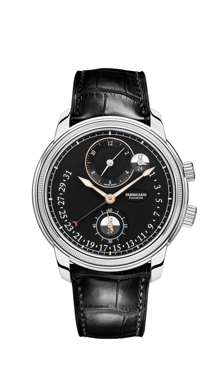 Parmigiani Fleurier Toric Hemispheres Retrograde Steel Men`s Watch