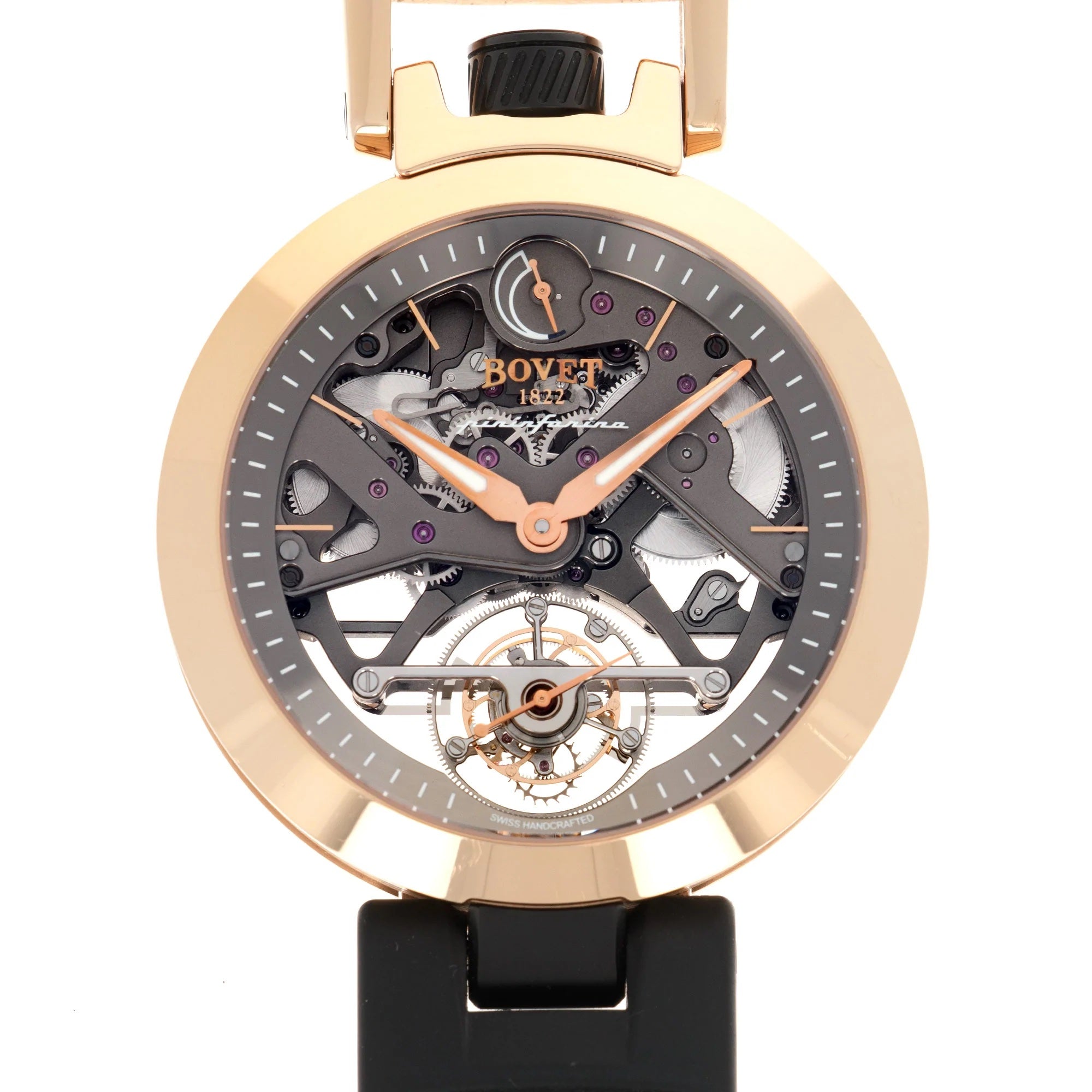 Bovet Pininfarina Ottantadue 7-Day Tourbillon 18K Rose Gold Watch - Premium Luxury Product