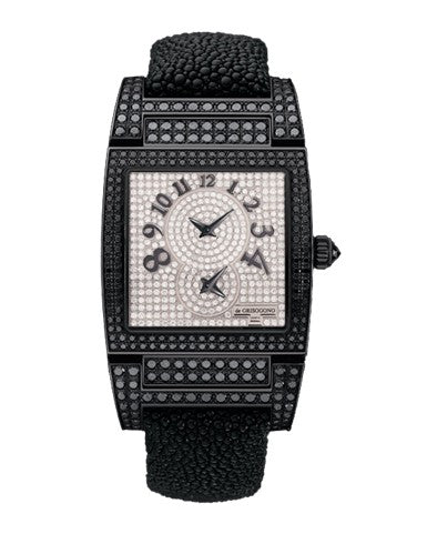 De Grisogono Instrumentino Blackened 18K White Gold & Diamonds Ladies Watch - Premium Luxury Product