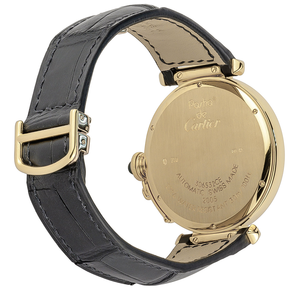 Cartier Pasha 18K Yellow Gold Unisex Watch - Premium Luxury Product