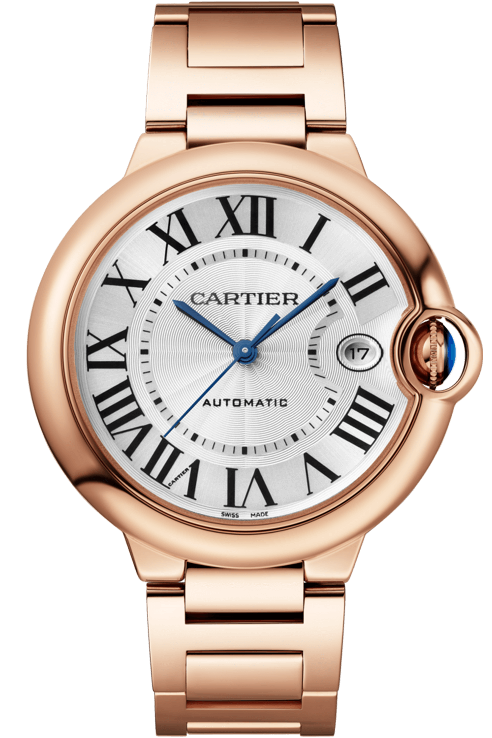 Cartier Ballon Bleu 18K Rose Gold Men's Watch - Premium Luxury Product
