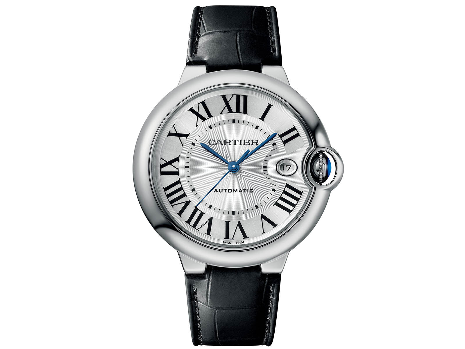 Cartier Ballon Bleu Stainless Steel Men's Watch - Premium Luxury Product