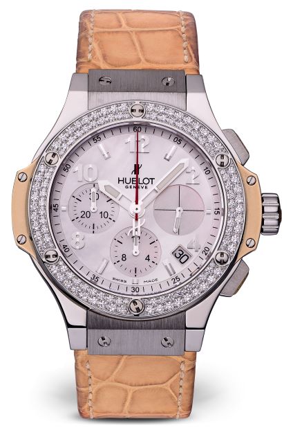 Hublot Big Bang Madre Perla Stainless Steel & Diamond Ladies Watch - Premium Luxury Product