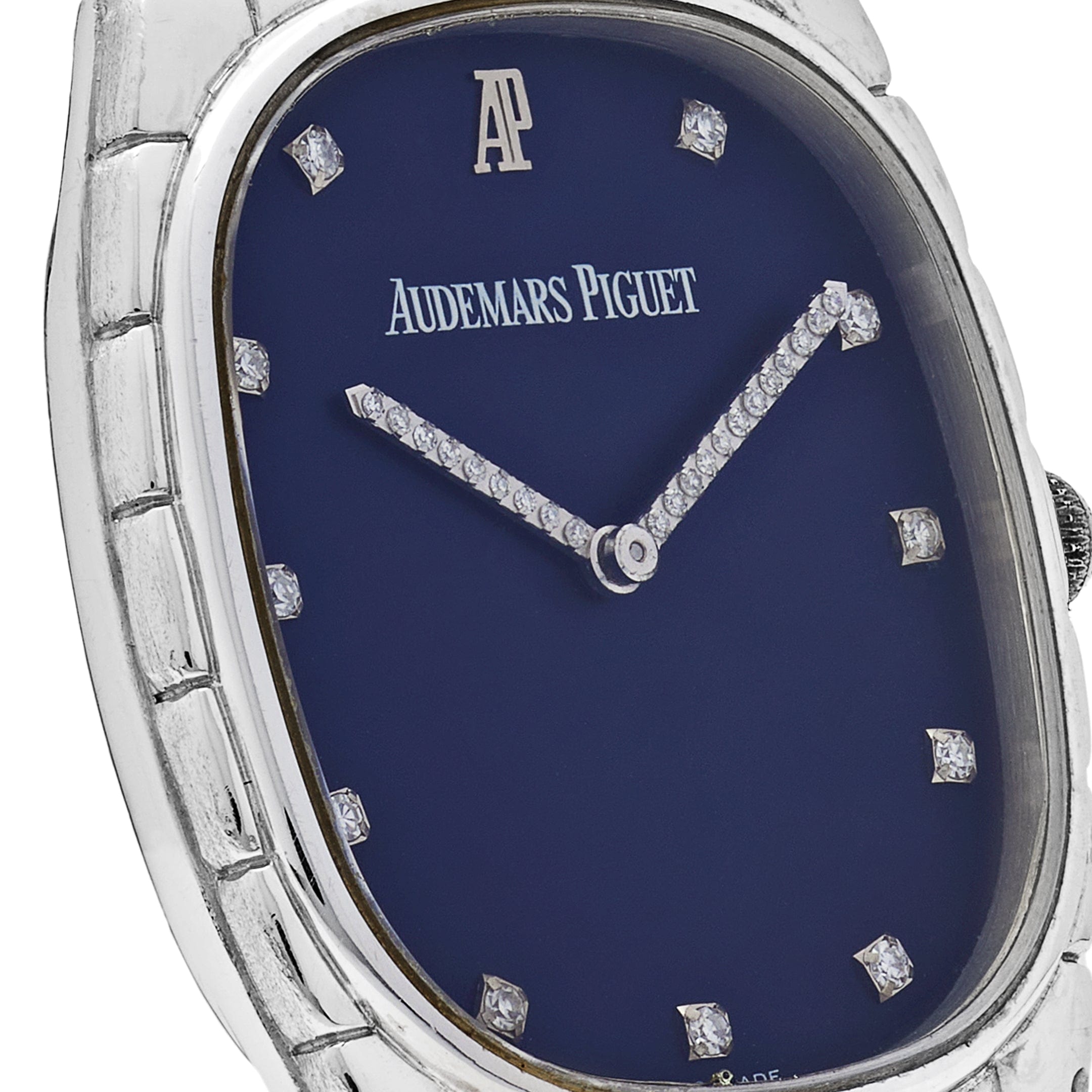 Audemars Piguet Cobra Vintage White Gold Diamond Dark Navy Dial (1970s)