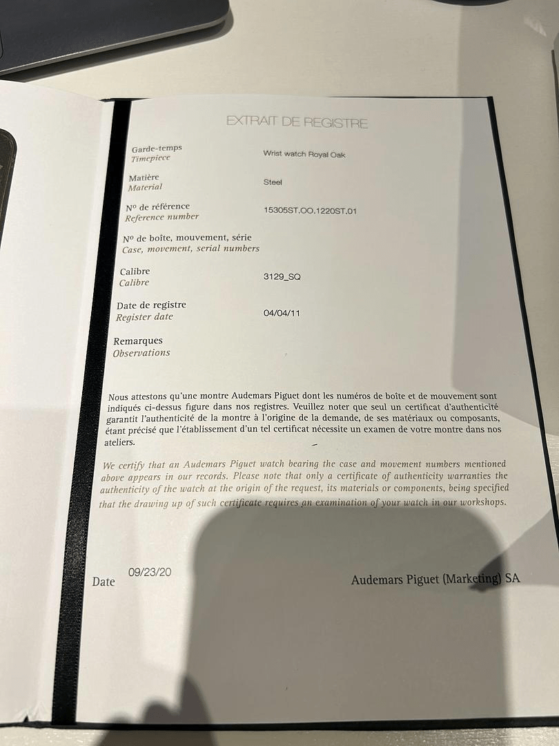 Audemars Piguet Royal Oak 15305ST.OO.1220ST.01 Stainless Steel Openworked (2011) - Premium Luxury Product