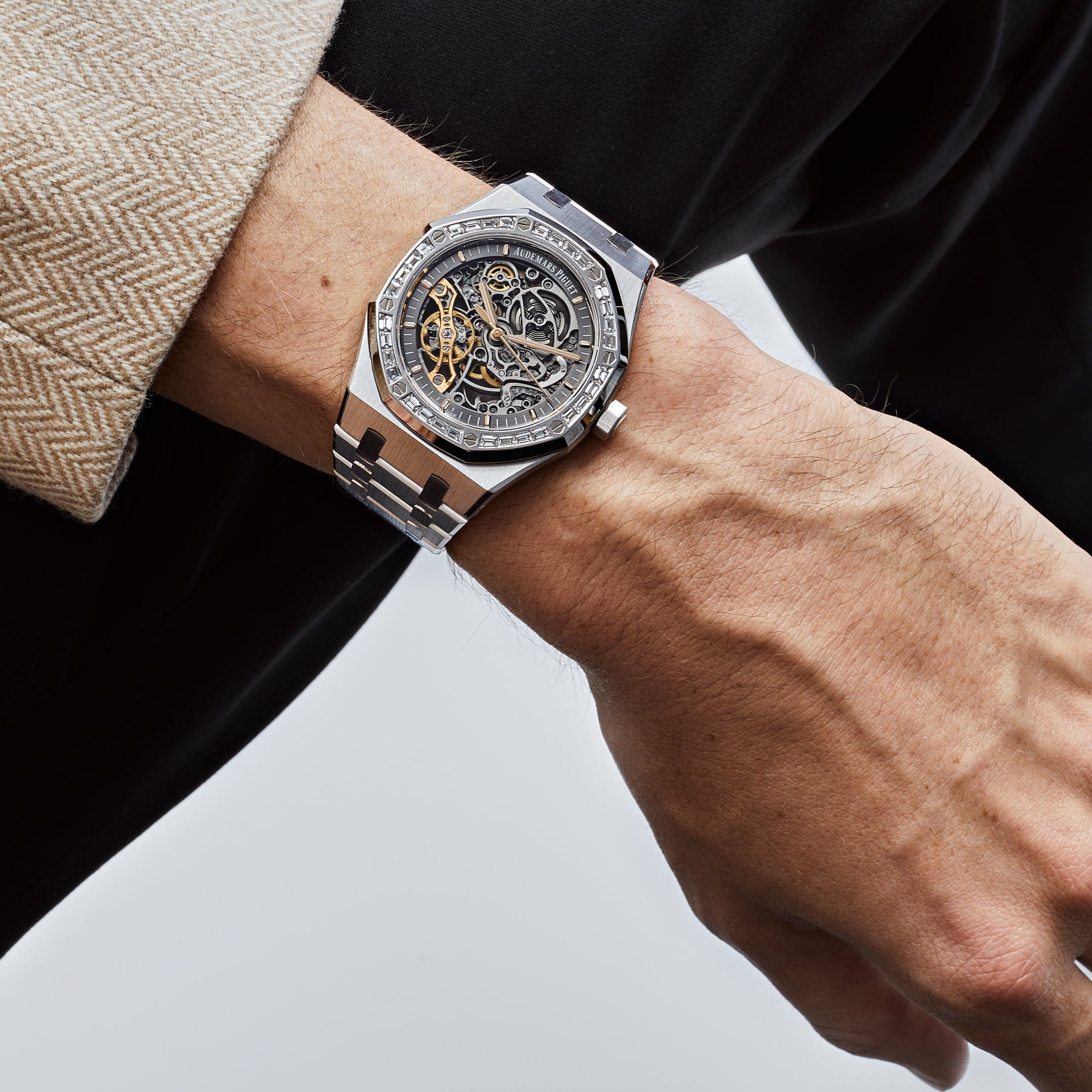 Audemars Piguet Royal Oak 15412BC.ZZ.1220BC.01 Double Balance Wheel Openworked Diamond Bezel (2021)