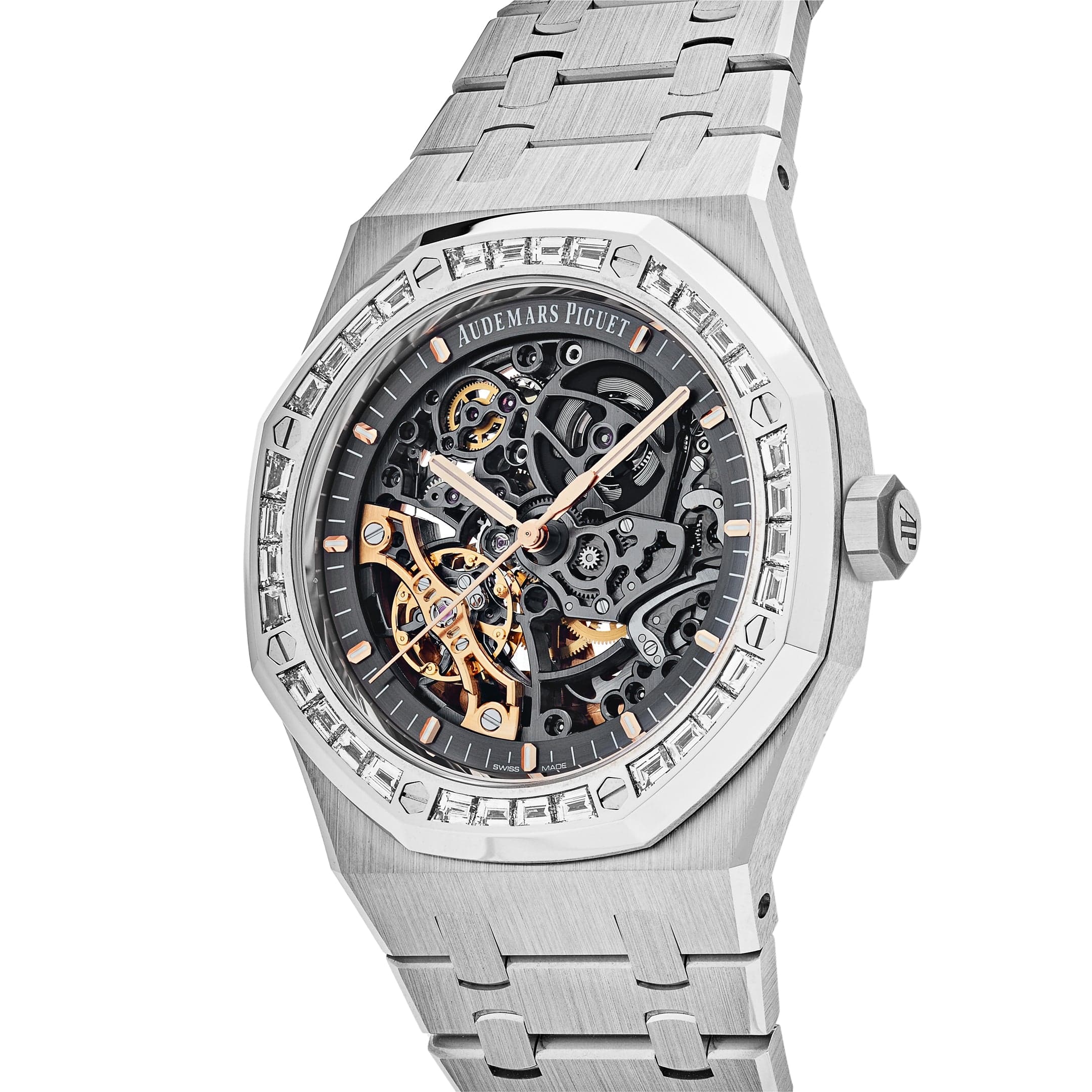 Audemars Piguet Royal Oak 15412BC.ZZ.1220BC.01 Double Balance Wheel Openworked Diamond Bezel (2021)