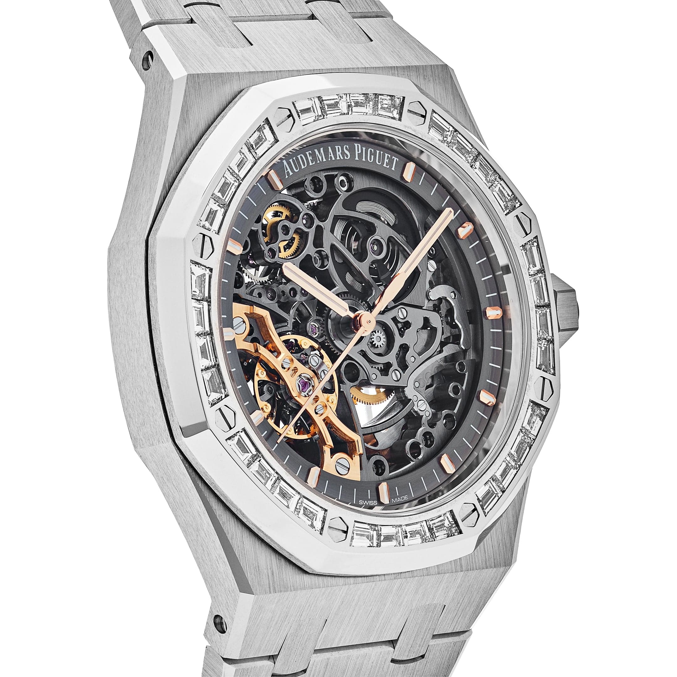 Audemars Piguet Royal Oak 15412BC.ZZ.1220BC.01 Double Balance Wheel Openworked Diamond Bezel (2021)
