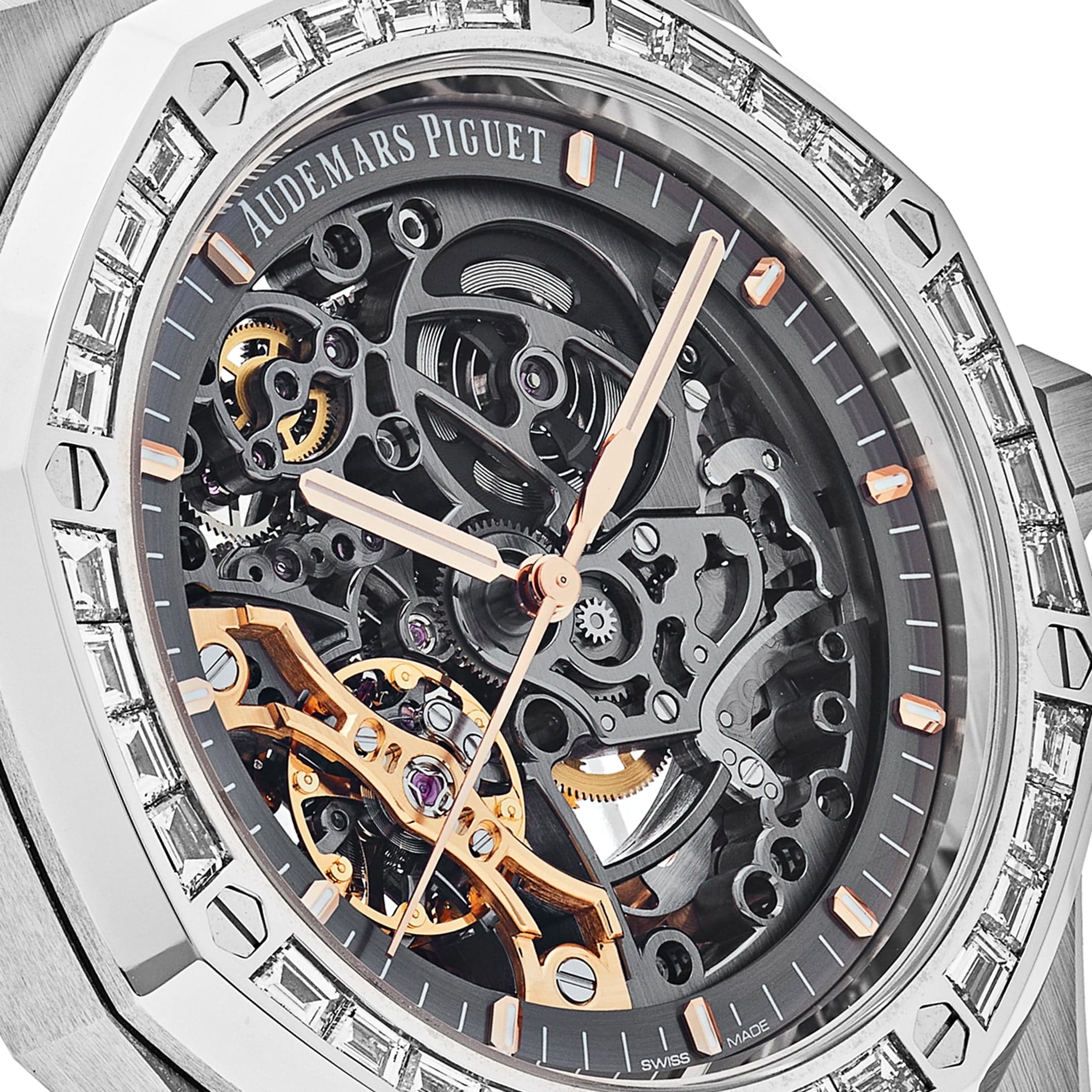 Audemars Piguet Royal Oak 15412BC.ZZ.1220BC.01 Double Balance Wheel Openworked Diamond Bezel (2021)
