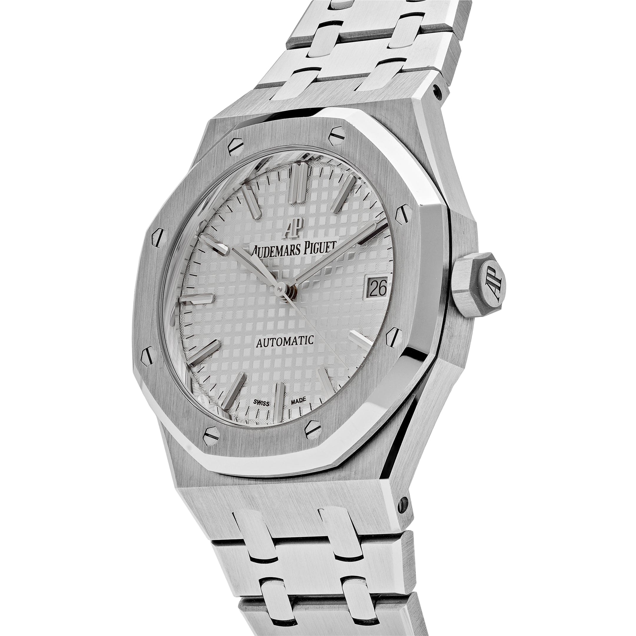 Audemars Piguet Royal Oak 15450ST.OO.1256ST.01.A Selfwinding Stainless Steel White Dial (2019)
