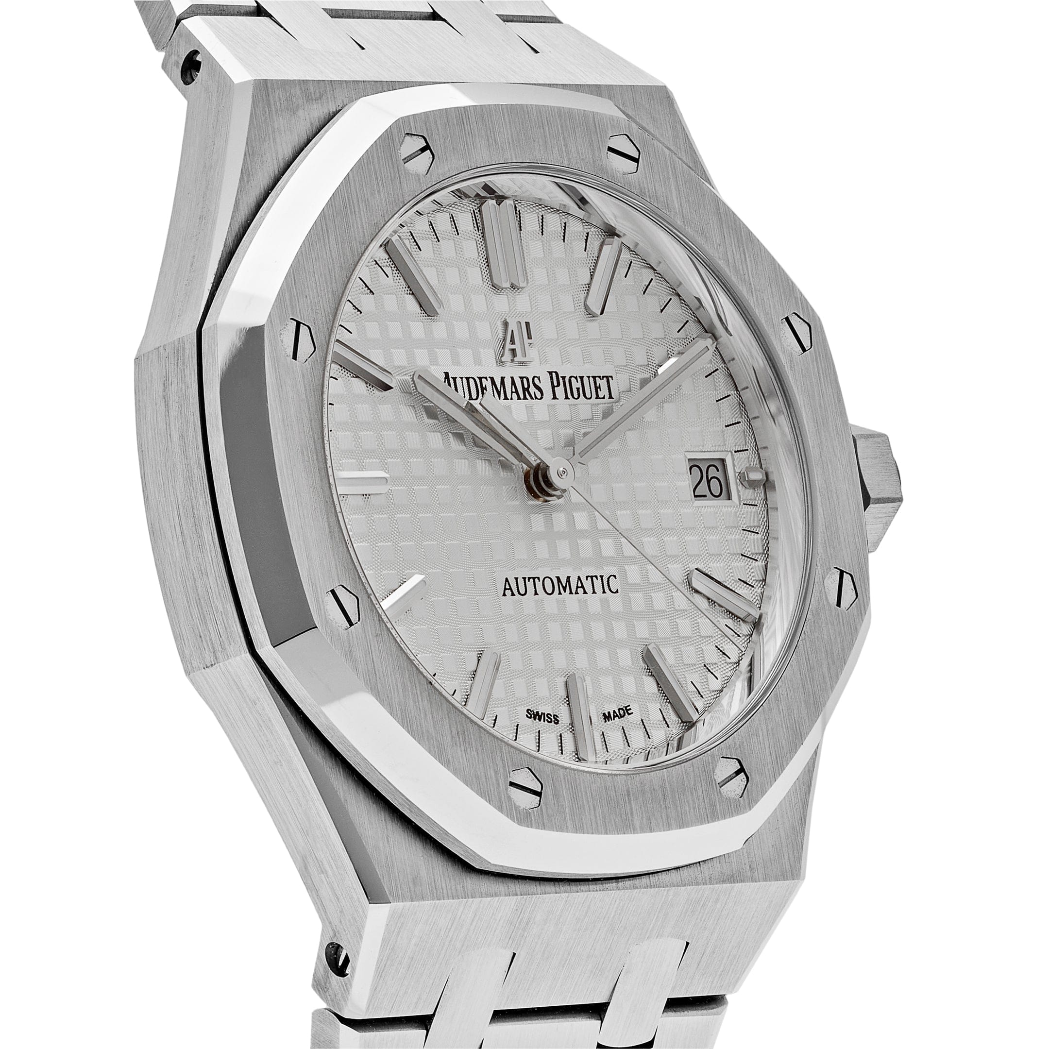 Audemars Piguet Royal Oak 15450ST.OO.1256ST.01.A Selfwinding Stainless Steel White Dial (2019)