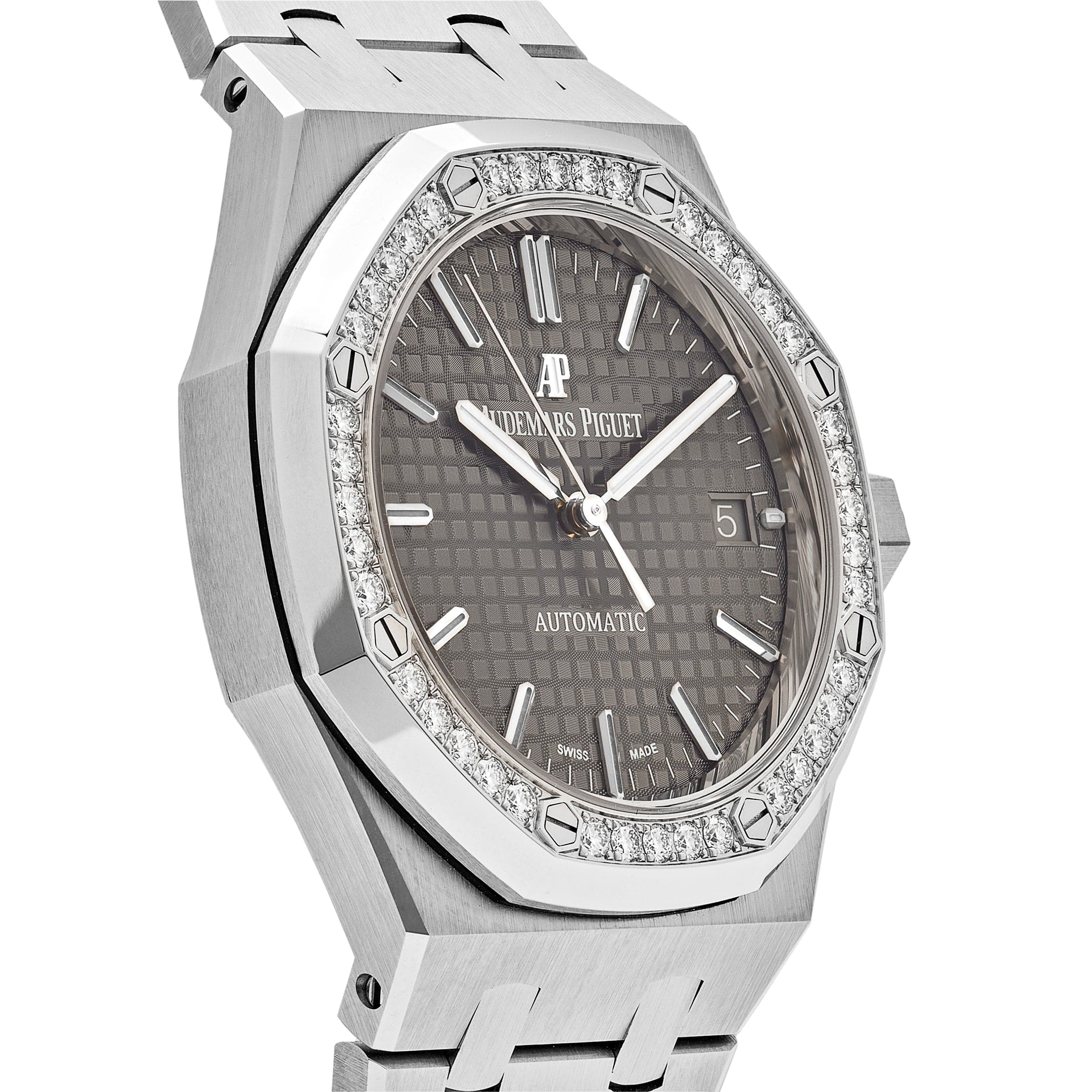Audemars Piguet Royal Oak 15451ST.ZZ.1256ST.02 Selfwinding Stainless Steel Grey Dial