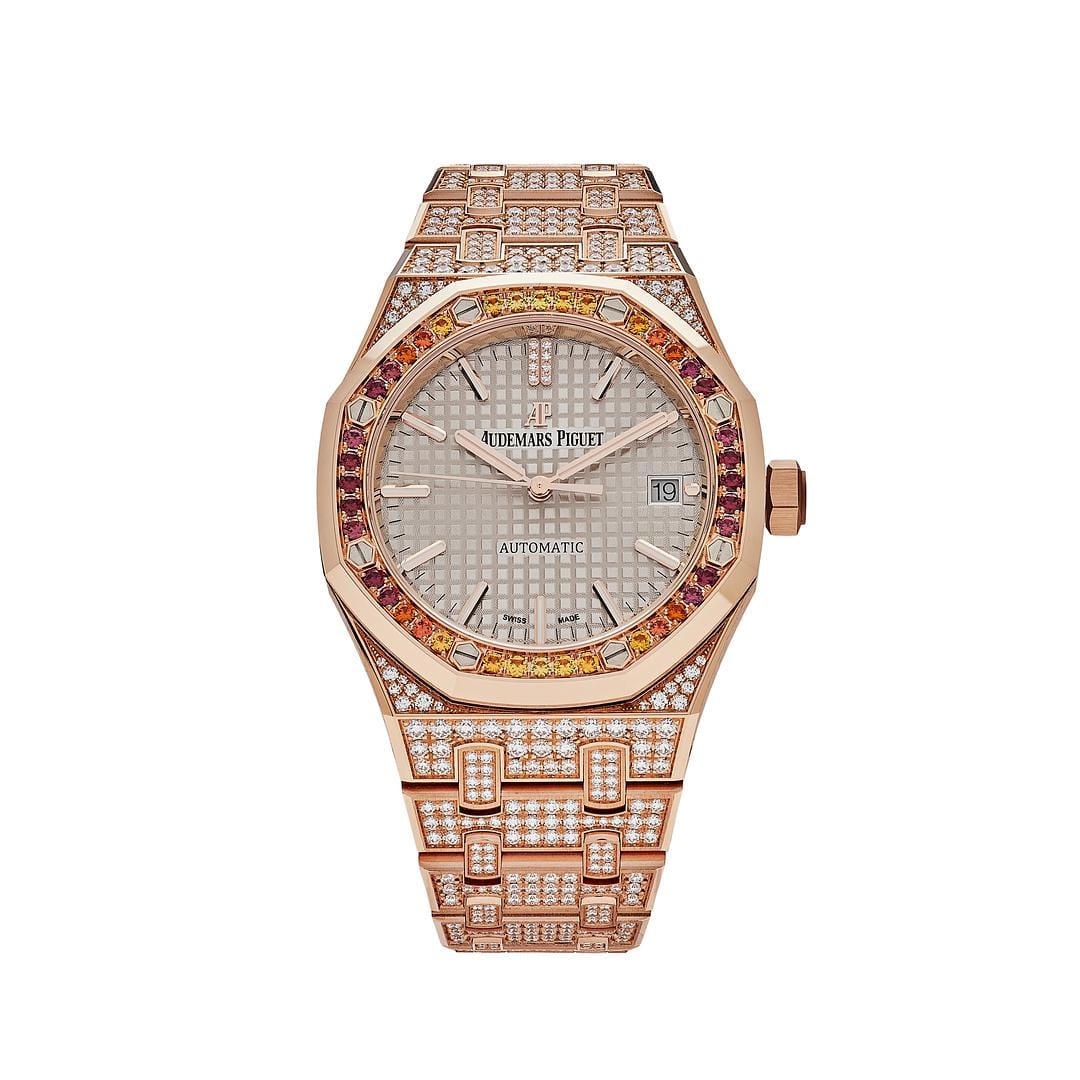 Audemars Piguet Royal Oak 15452OR.ZY.D038VE.01 Rose Gold and Diamonds (2021) - Premium Luxury Product
