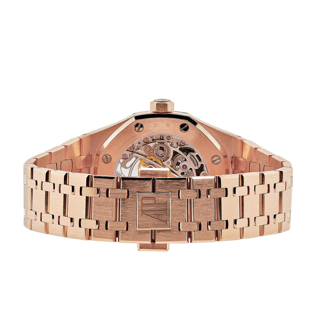 Audemars Piguet Royal Oak 15467OR.OO.1256OR.01 Double Balance Wheel Openworked Rose Gold - Premium Luxury Product