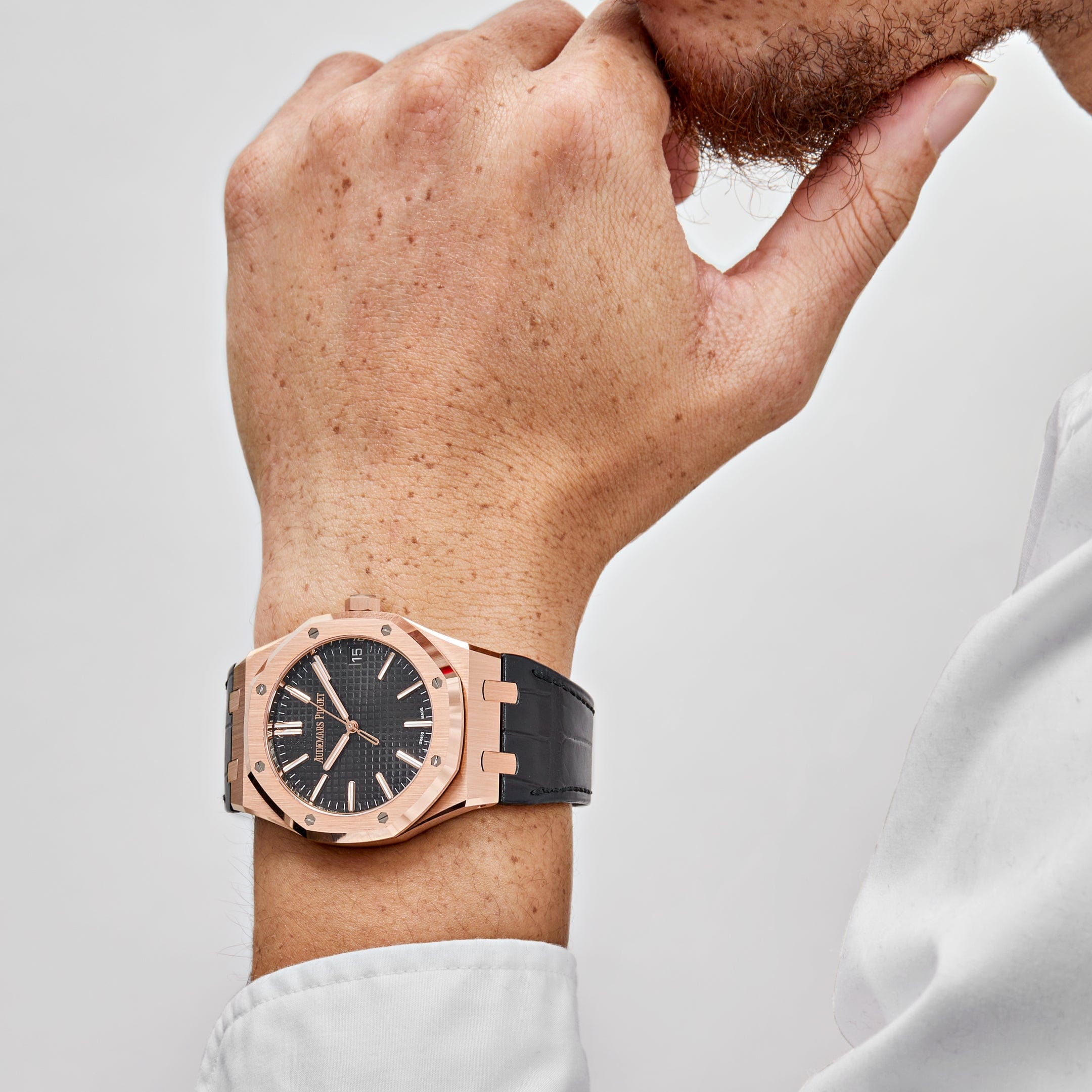 Audemars Piguet Royal Oak 15510OR.OO.D002CR.02 Rose Gold Black Dial