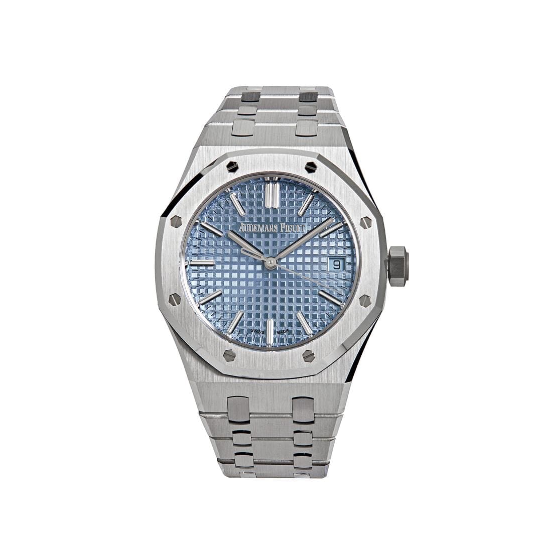 Audemars Piguet Royal Oak 15550ST.OO.1356ST.04 Selfwinding '50th Anniversary' Stainless Steel Ice Blue Dial (2022) - Premium Luxury Product