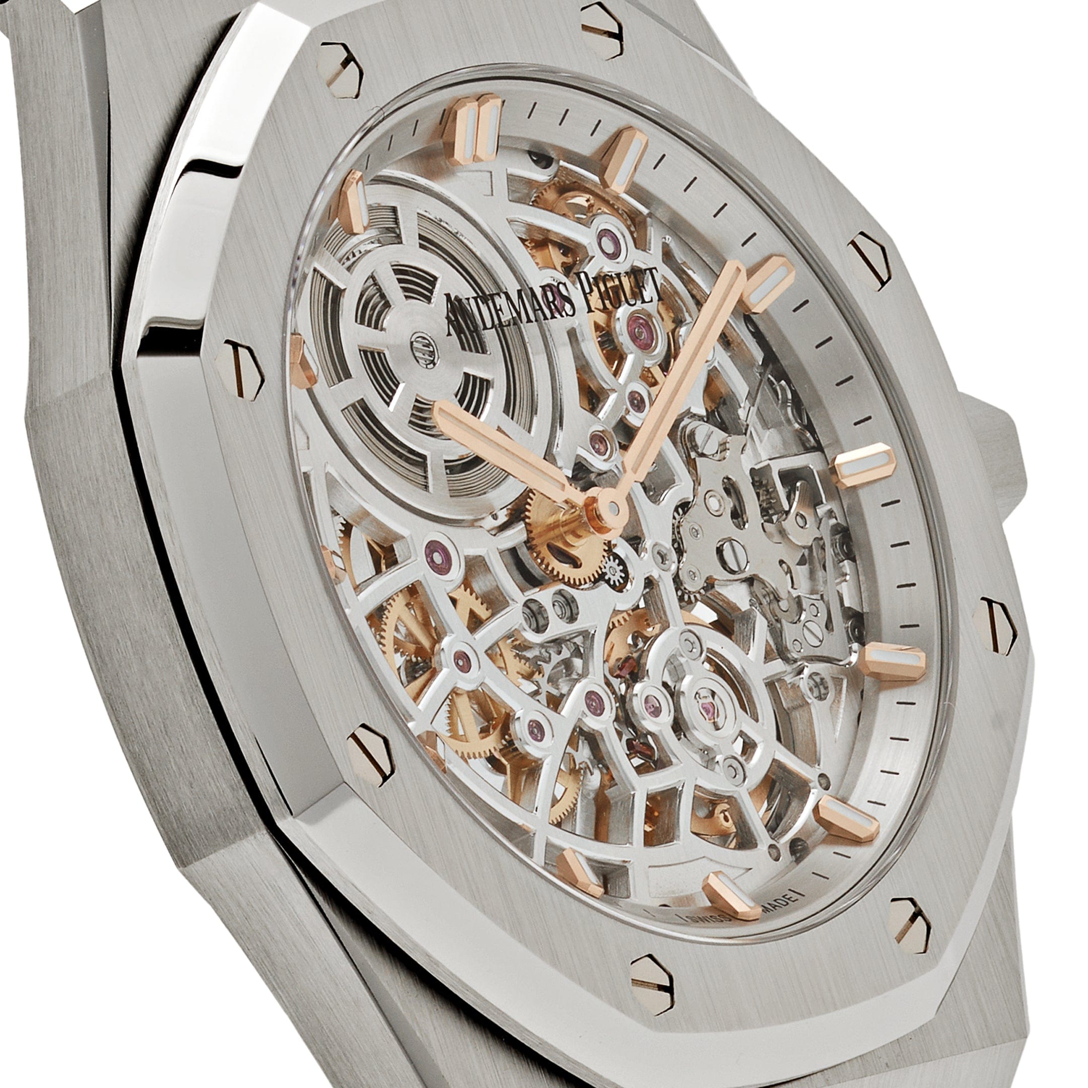 Audemars Piguet Royal Oak 16204ST.OO.1240ST.01 'Jumbo' 50th Anniversary Stainless Steel Extra-Thin Openworked (2022)
