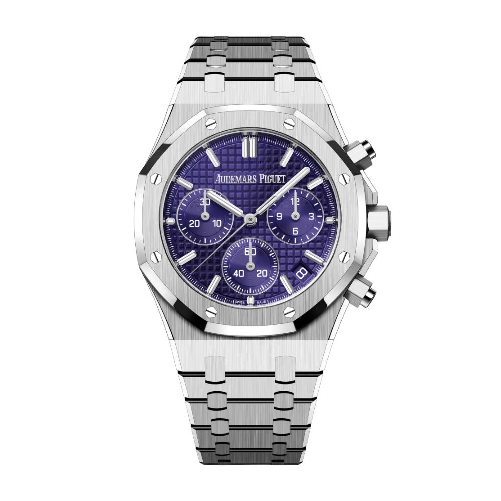 Audemars Piguet Royal Oak 26240BC.OO.1320BC.01 Chronograph 'Domaine de Murtoli Special Edition' White Gold Purple Dial - Premium Luxury Product