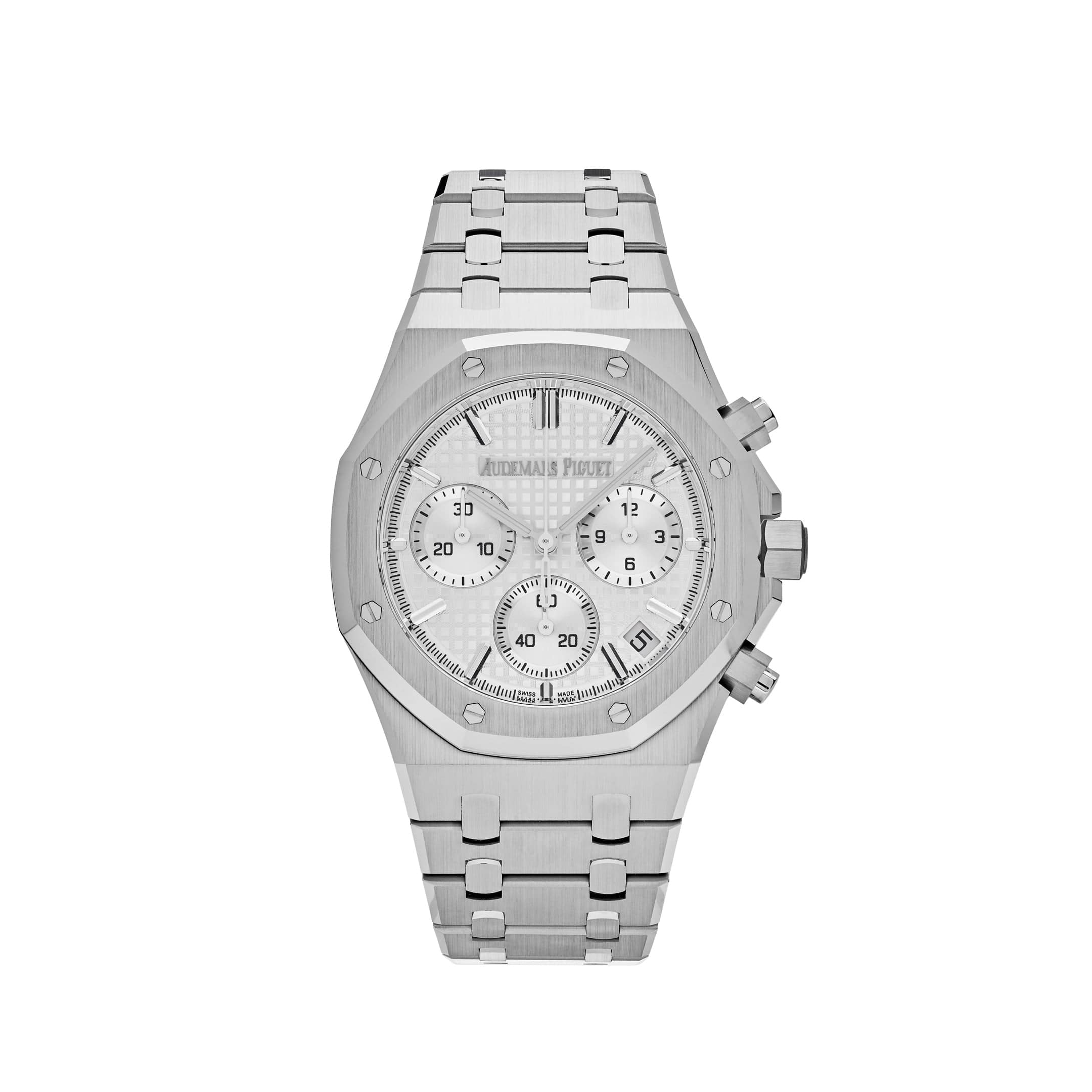 Audemars Piguet Royal Oak 26240ST.OO.1320ST.07 Selfwinding Chronograph Stainless Steel White Dial - Premium Luxury Product