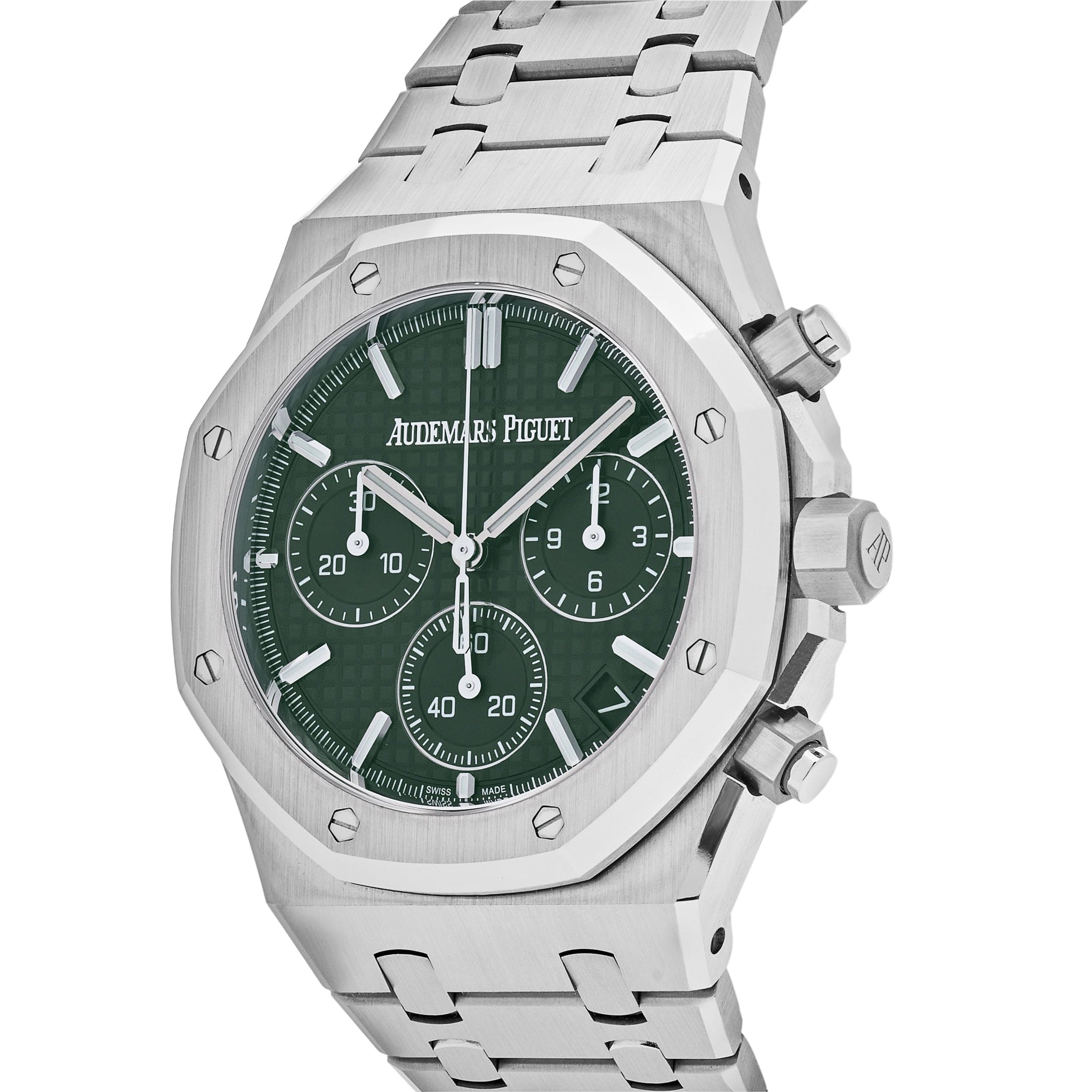 Audemars Piguet Royal Oak 26240ST.OO.1320ST.08 Selfwinding Chronograph Stainless Steel Green Dial (2023)