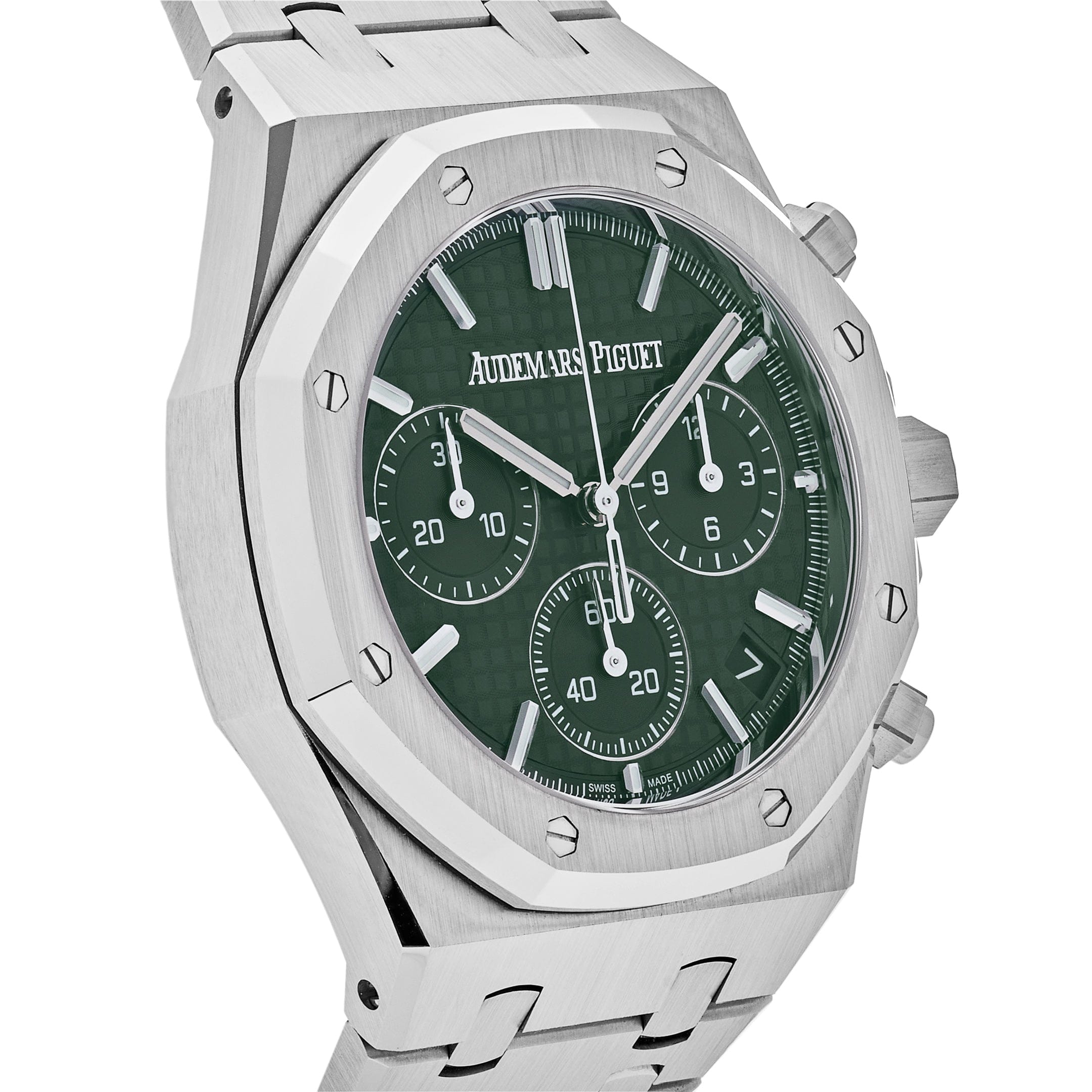 Audemars Piguet Royal Oak 26240ST.OO.1320ST.08 Selfwinding Chronograph Stainless Steel Green Dial (2023)