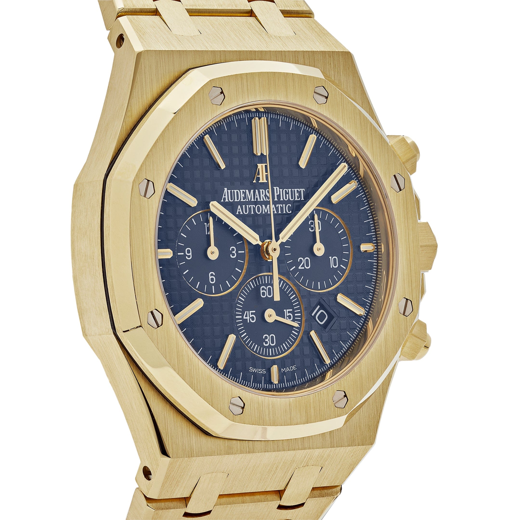 Audemars Piguet Royal Oak 26320BA.OO.1220BA.02 Chronograph Yellow Gold Blue Dial (2016)