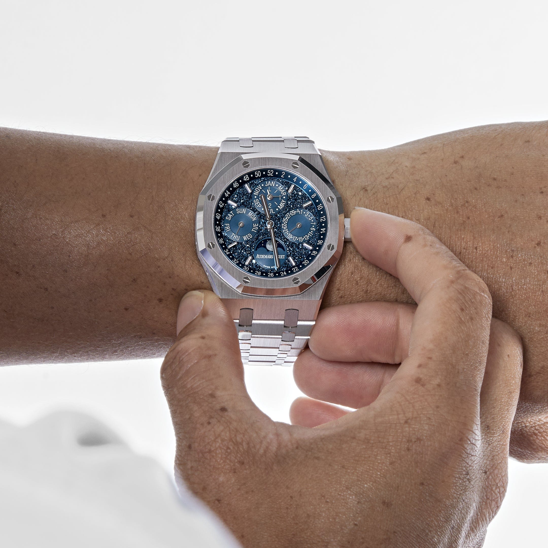 Audemars Piguet Royal Oak 26574BC.OO.1220BC.02 'John Mayer' Perpetual Calendar Blue Dial Limited Edition (2024)