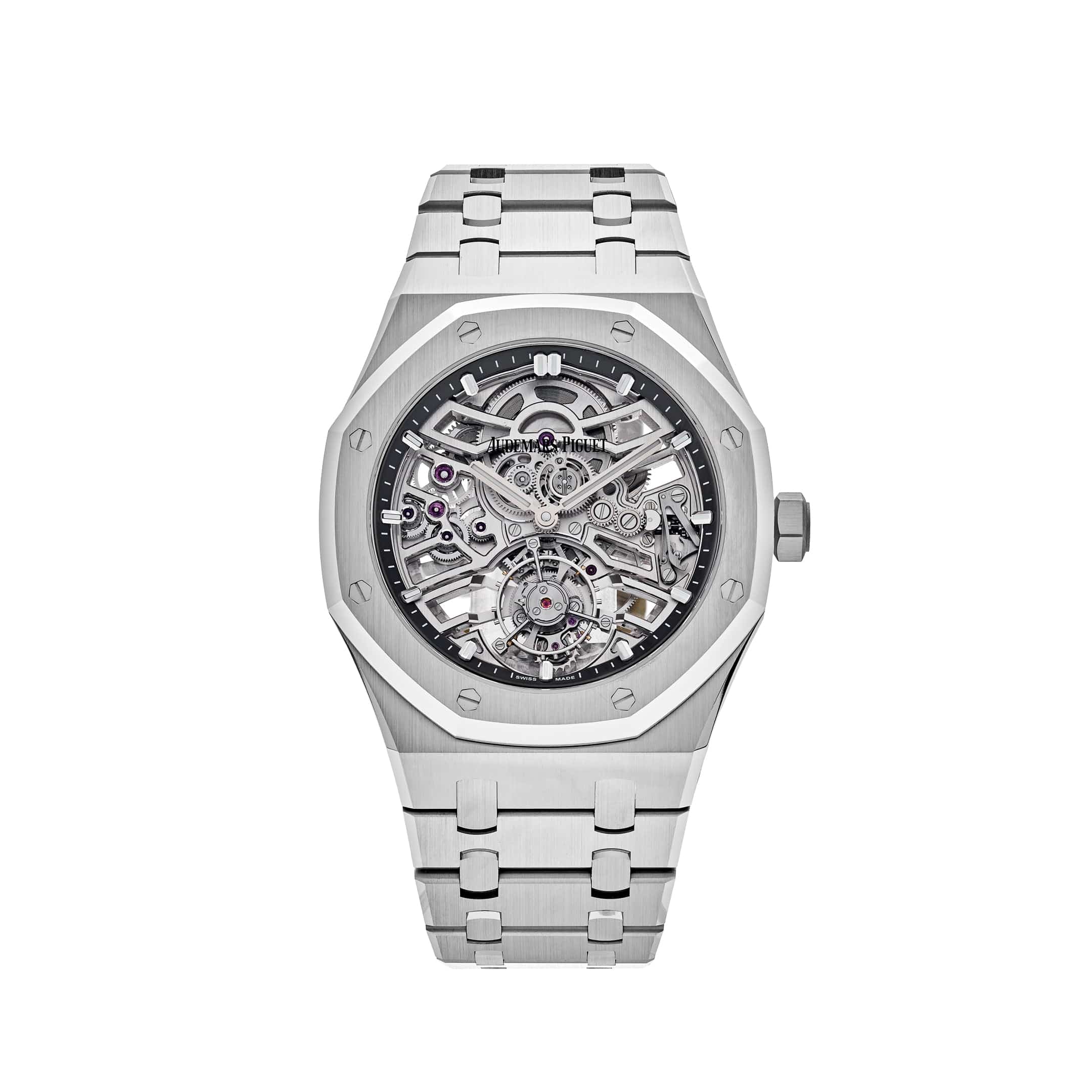 Audemars Piguet Royal Oak 26735ST.OO.1320ST.02 Flying Tourbillon Stainless Steel Openworked - Premium Luxury Product
