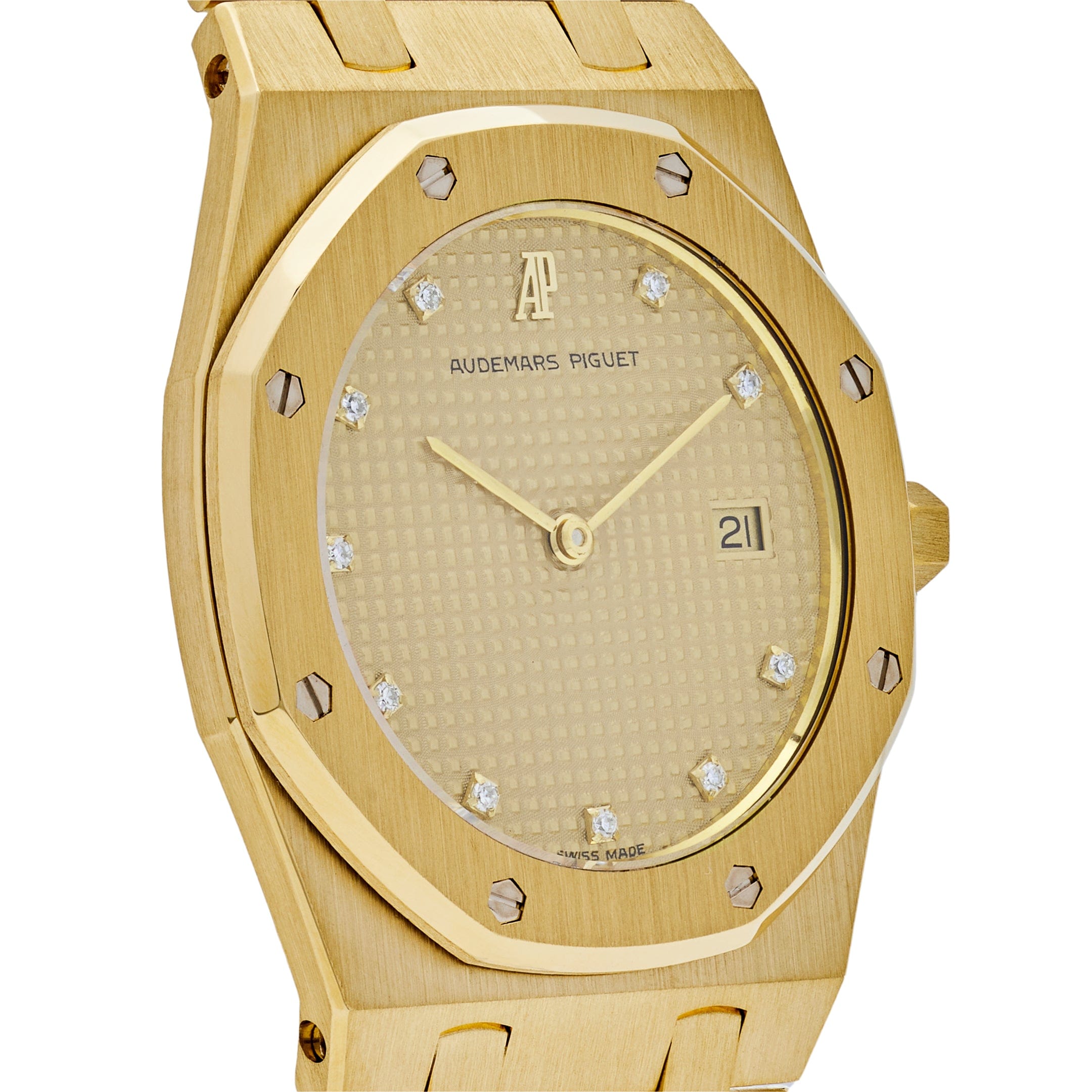 Audemars Piguet Royal Oak 56175BA Vintage Yellow Gold Champagne Dial