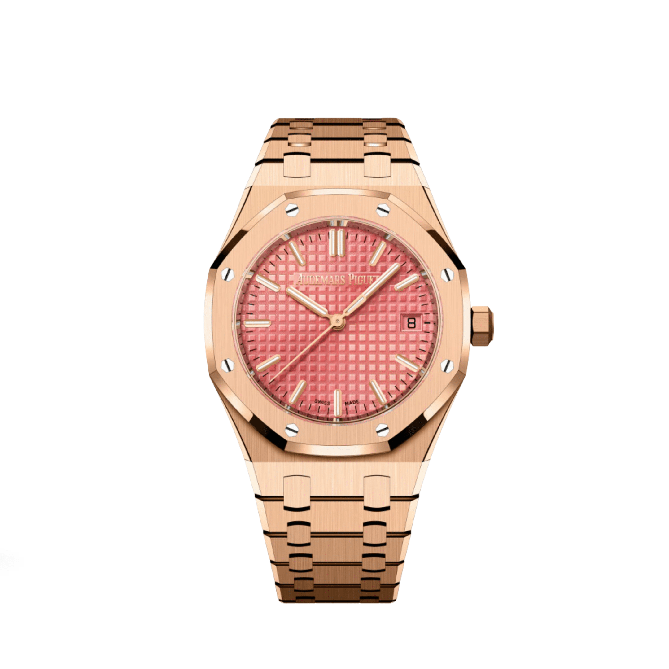 Audemars Piguet Royal Oak 77450OR.OO.1361OR.01 Rose Gold Pink Dial - Premium Luxury Product