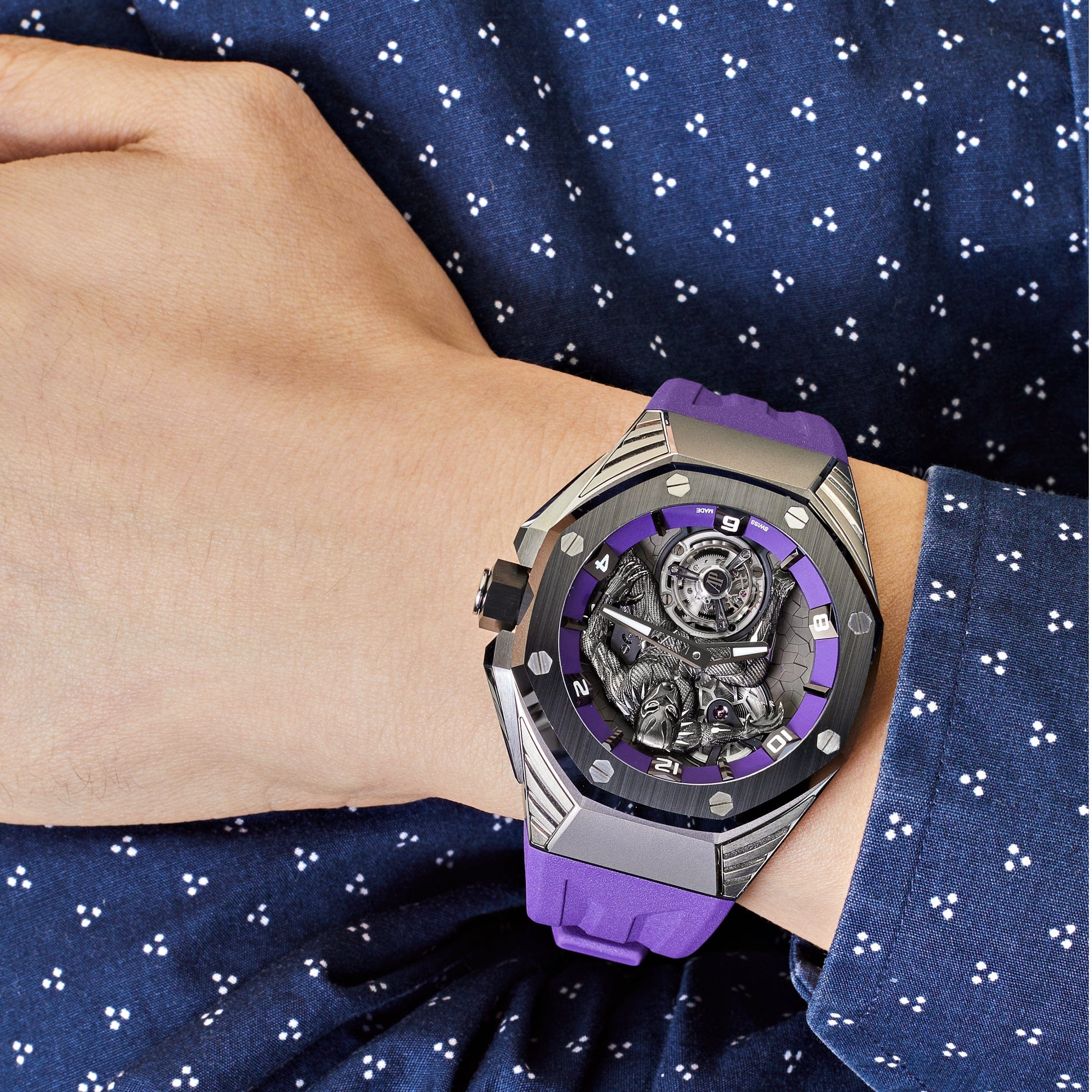 Audemars Piguet Royal Oak Concept 26620IO.OO.D077CA.01 'Black Panther' Flying Tourbillon Limited Edition