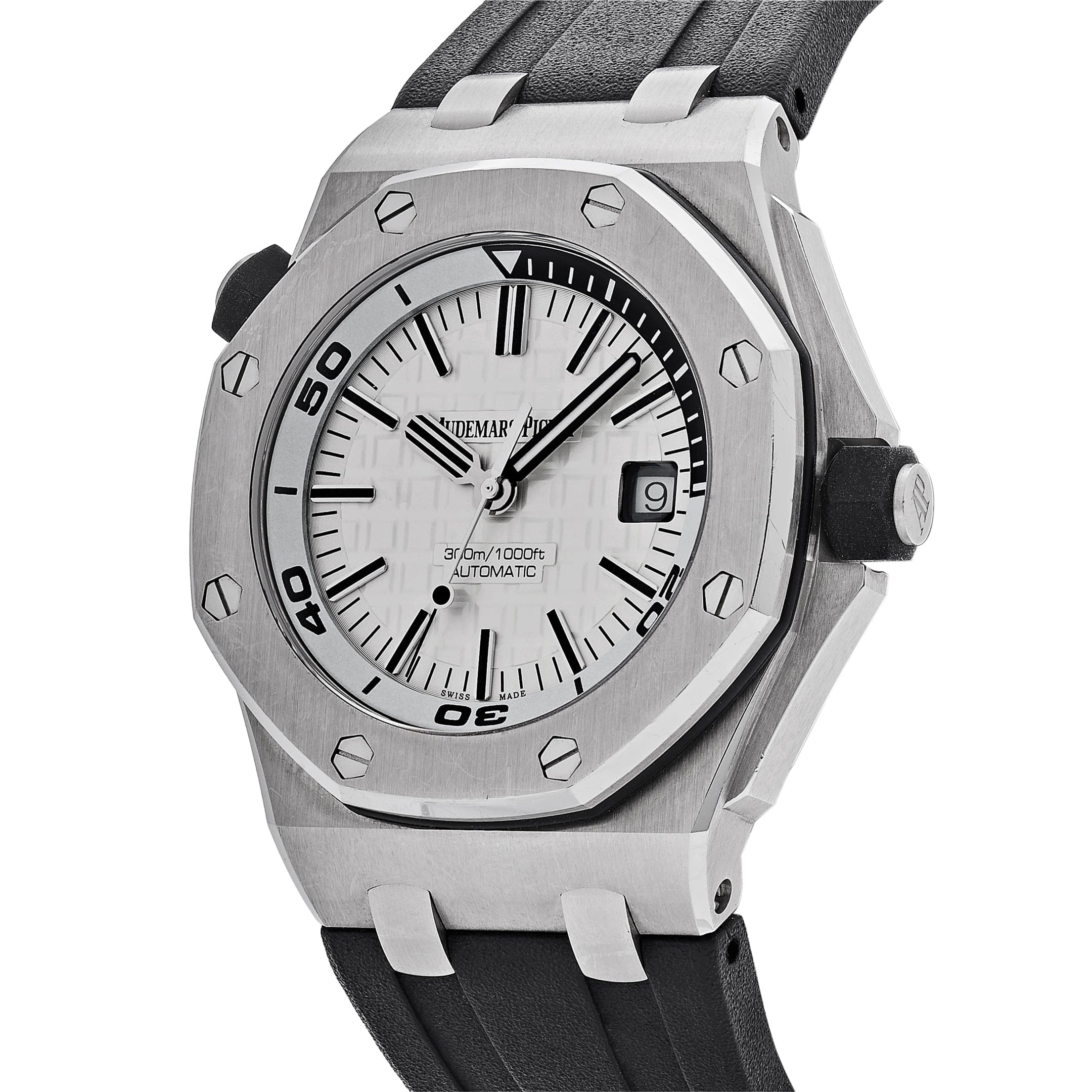 Audemars Piguet Royal Oak Offshore 15710ST.OO.A002CA.02  Diver Stainless Steel White Dial