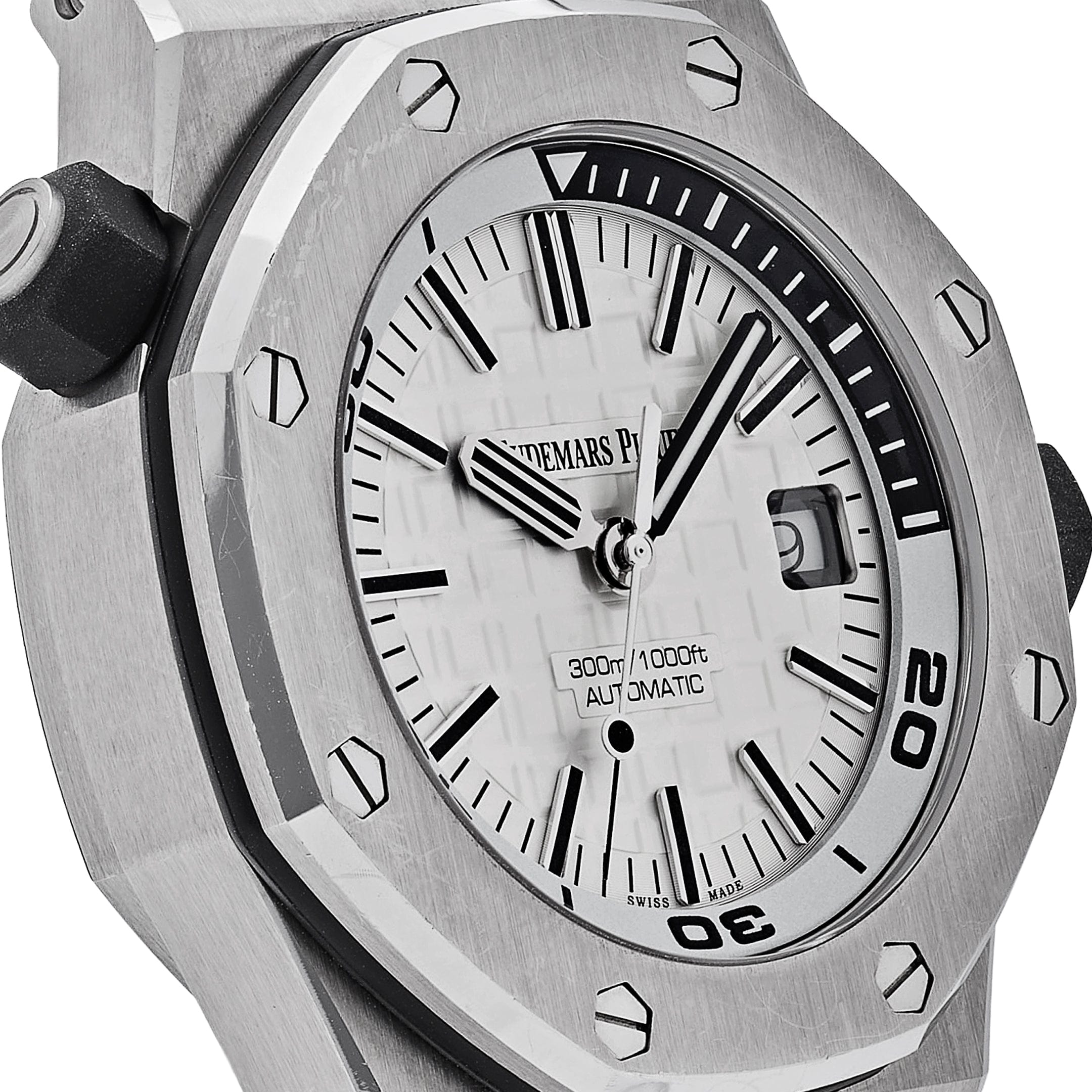 Audemars Piguet Royal Oak Offshore 15710ST.OO.A002CA.02  Diver Stainless Steel White Dial