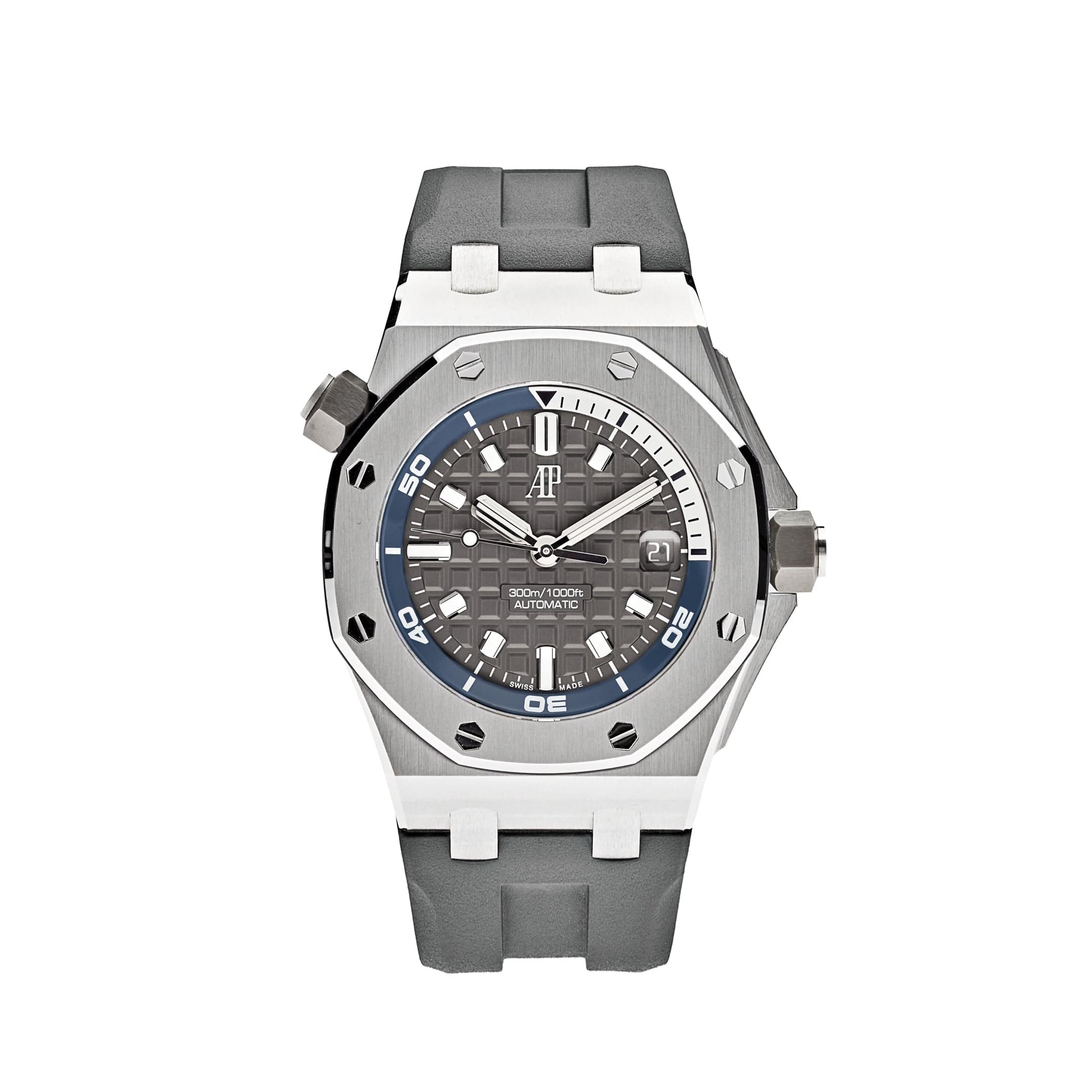 Audemars Piguet Royal Oak Offshore 15720ST.OO.A009CA.01 Diver Stainless Steel Grey Dial (2023) - Premium Luxury Product