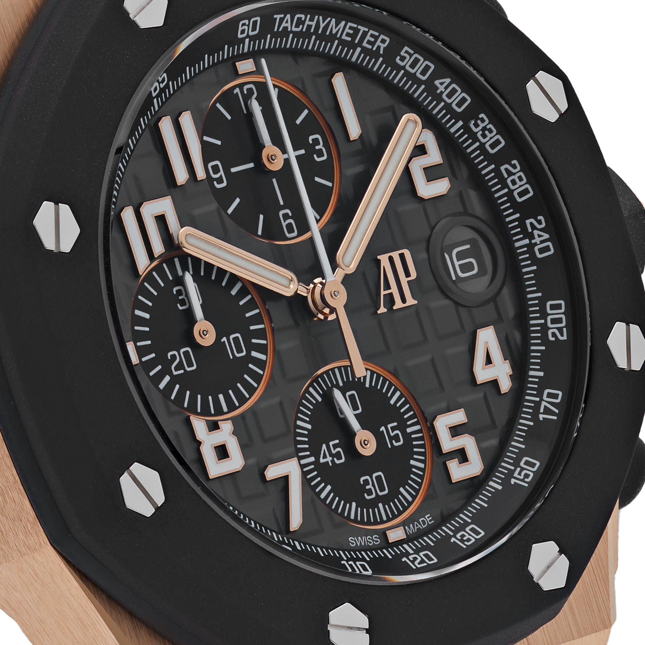 Audemars Piguet Royal Oak Offshore 26238OK.OO.A002CA.01 Chronograph Rose Gold Black Dial