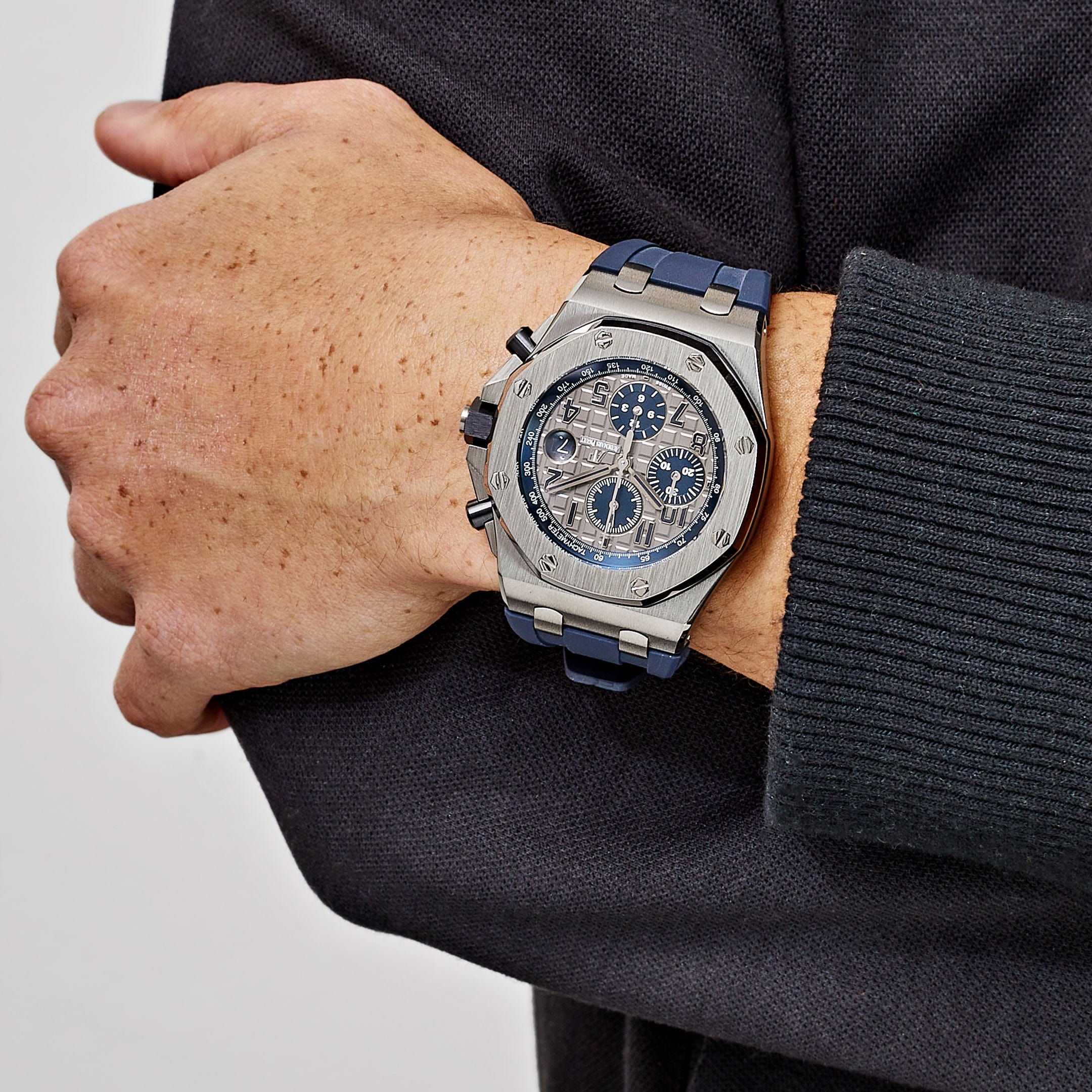 Audemars Piguet Royal Oak Offshore 26474TI.OO.1000TI.01 Chronograph 'QEII Cup' Titanium Grey Dial Limited Edition (2019)