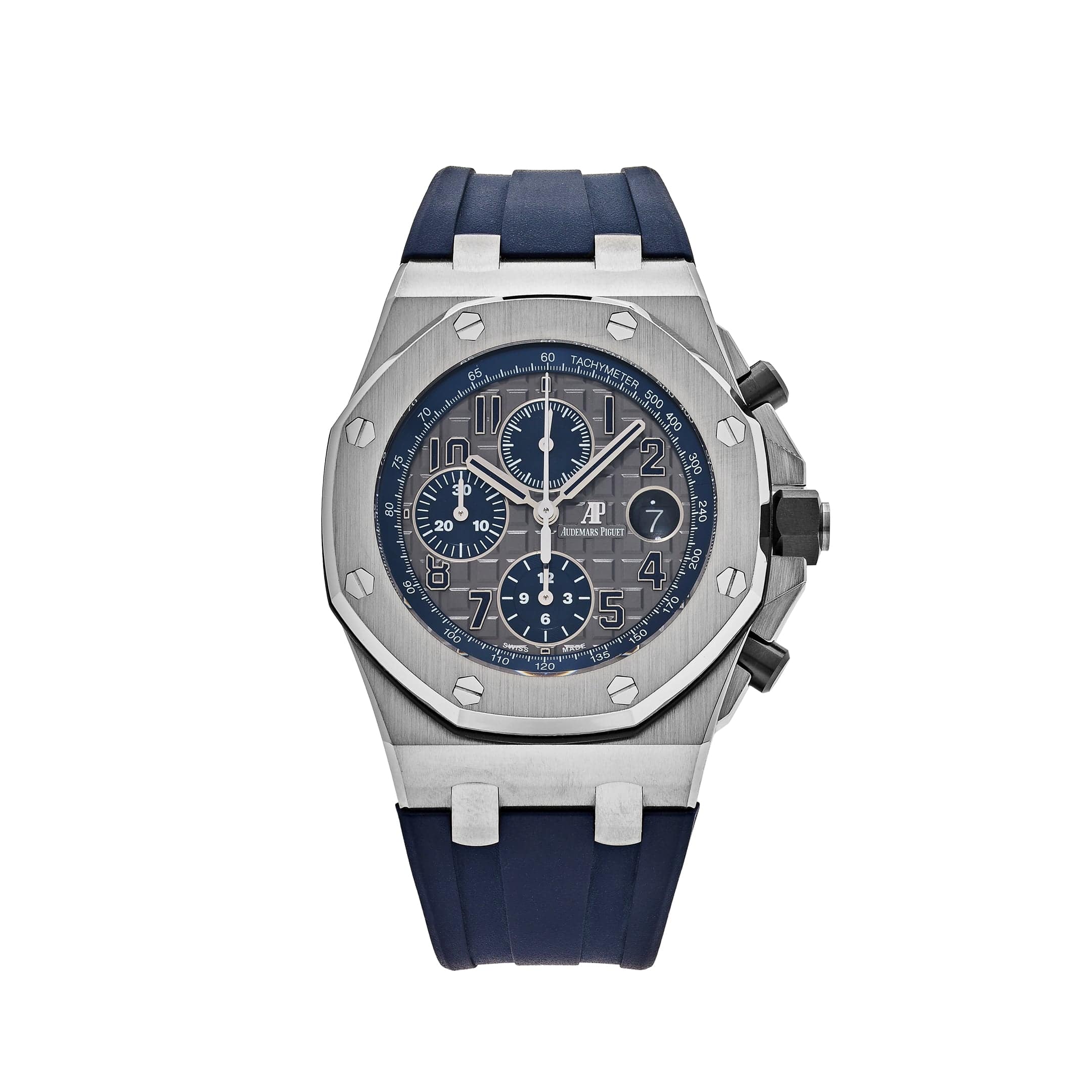 Audemars Piguet Royal Oak Offshore 26474TI.OO.1000TI.01 Chronograph 'QEII Cup' Titanium Grey Dial Limited Edition (2019) - Premium Luxury Product